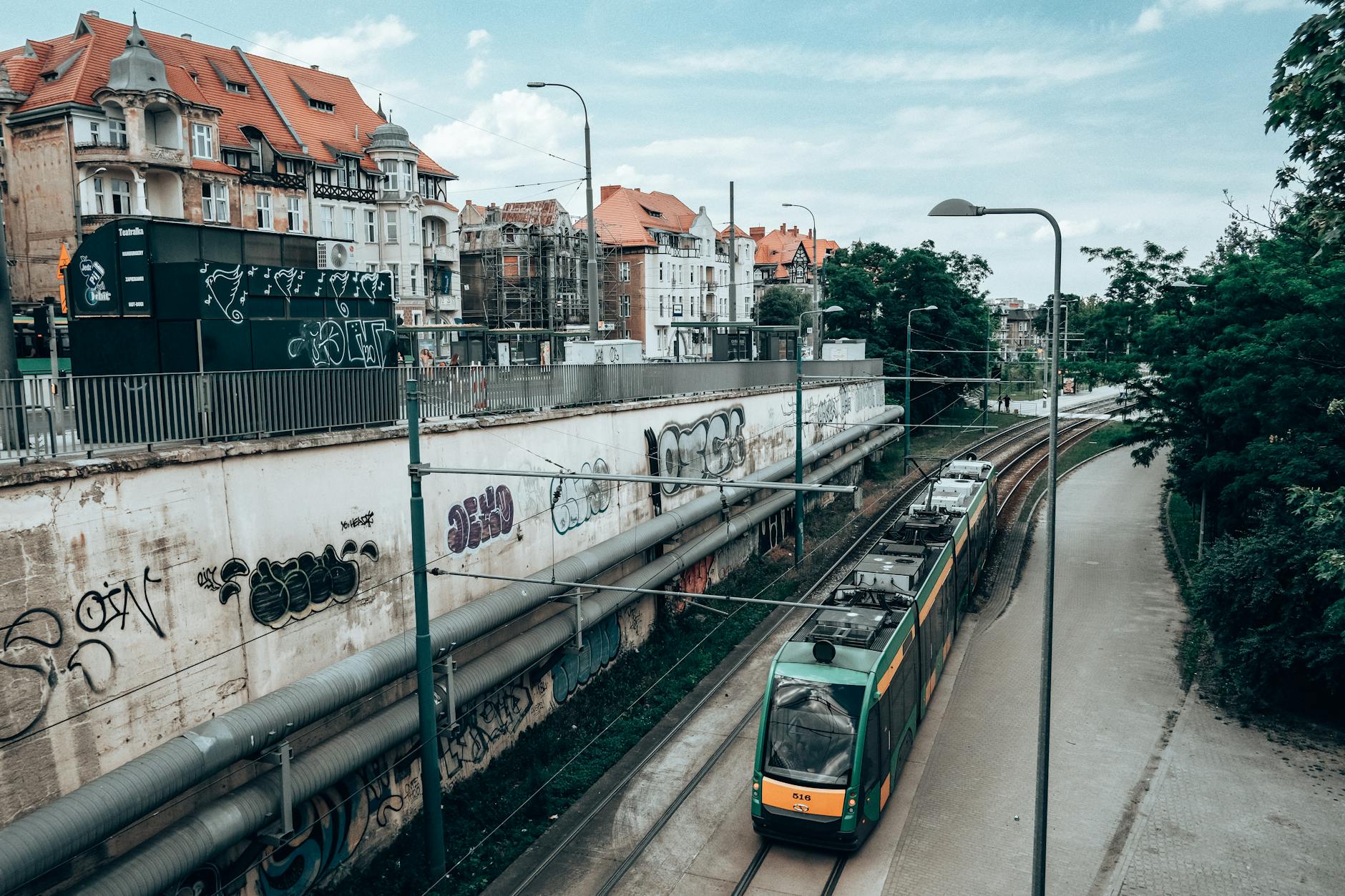 Gdansk transport route for sales traveler punctuality planning.