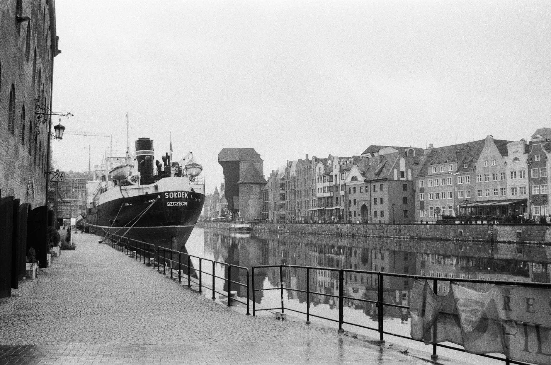 Gdansk sales traveler waterfront setting for short-stay planning.