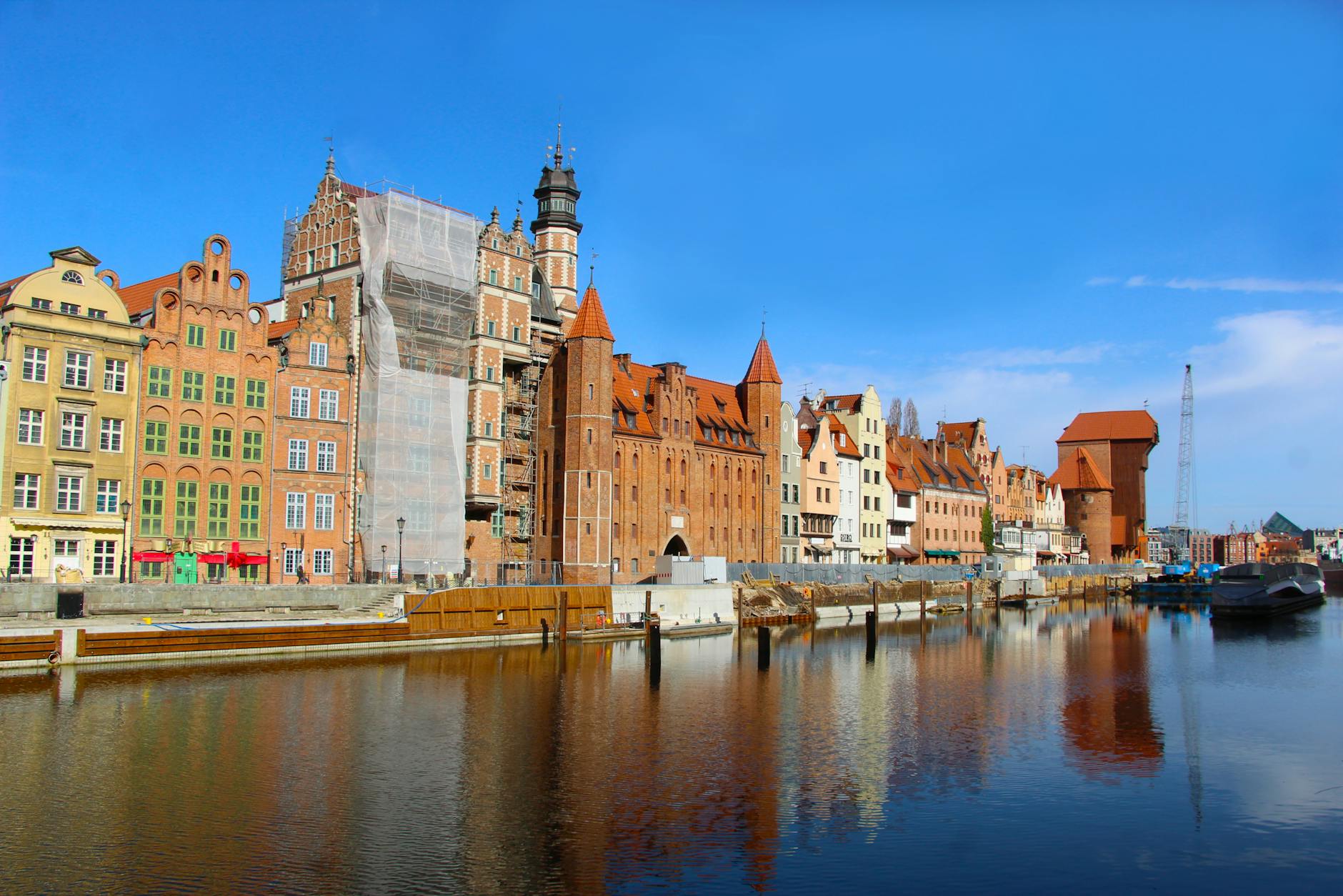 Gdansk skyline for solo traveler report planning.