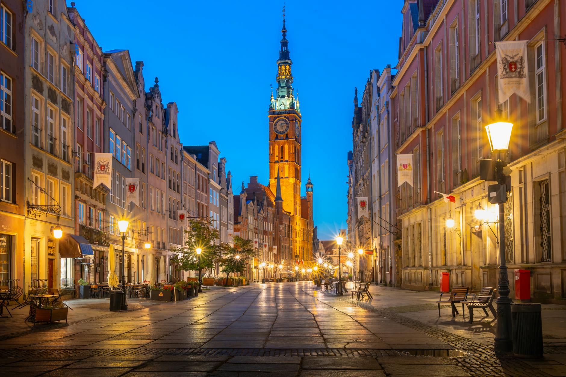 Gdansk rail and waterfront route for solo Tricity planning.