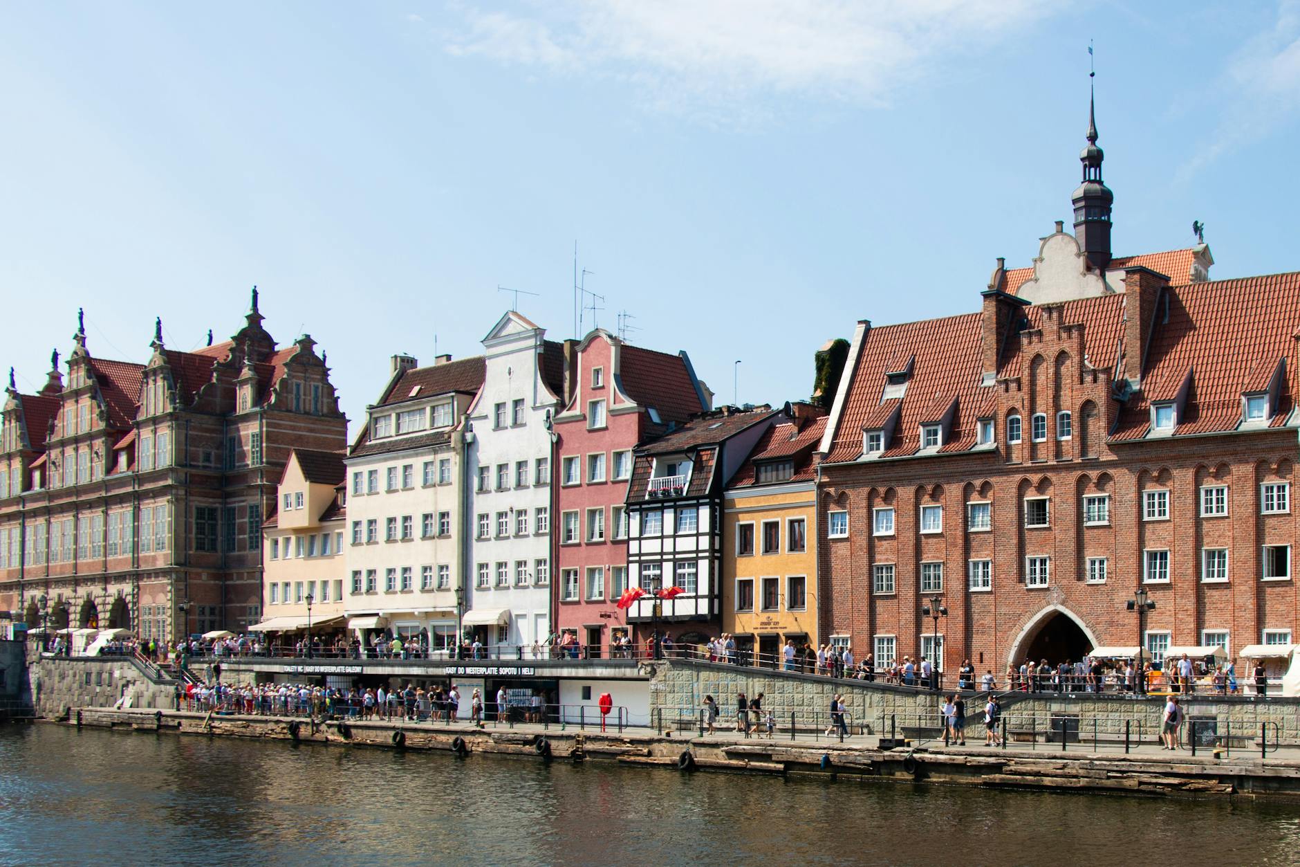 Gdansk tourist waterfront setting for short-stay planning.