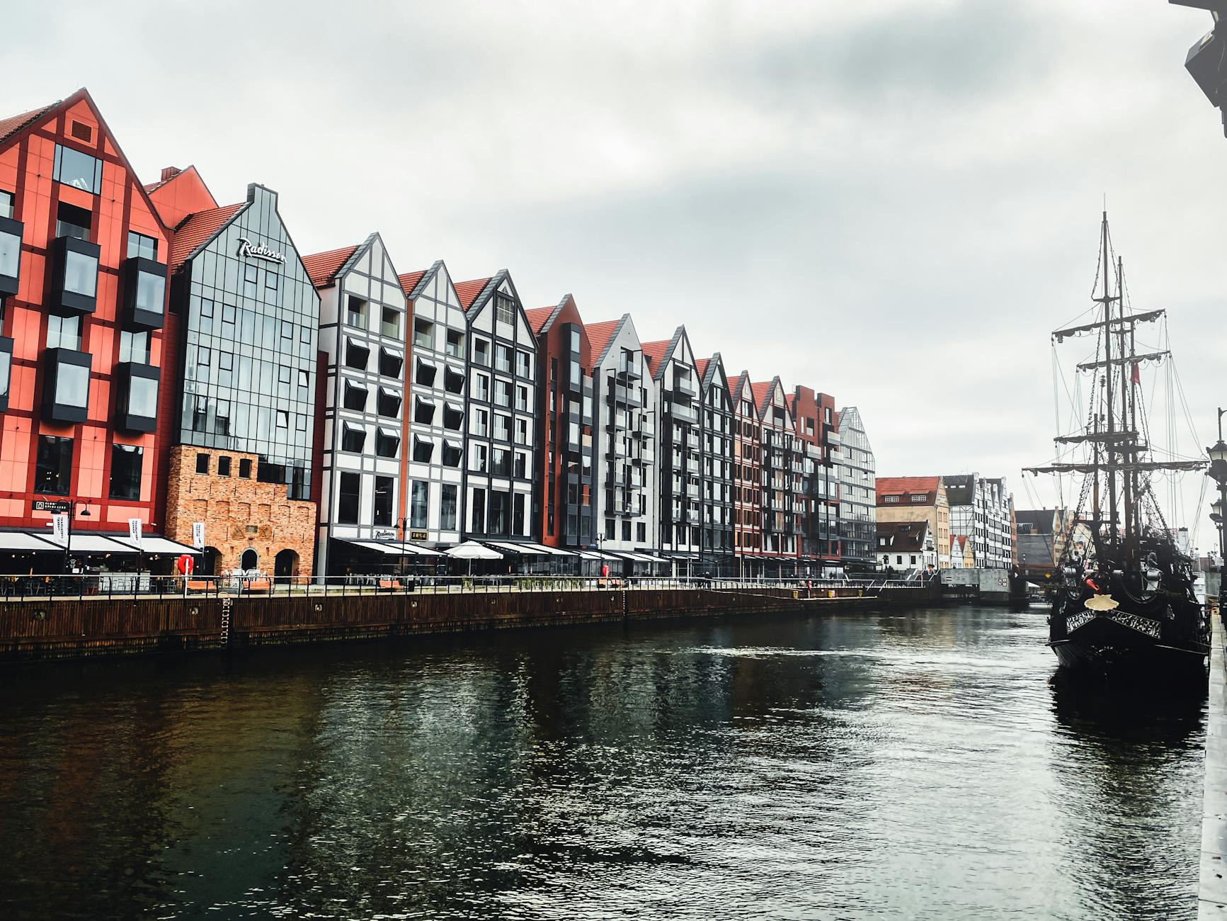Gdansk hotel area for trade-show badge and setup planning.