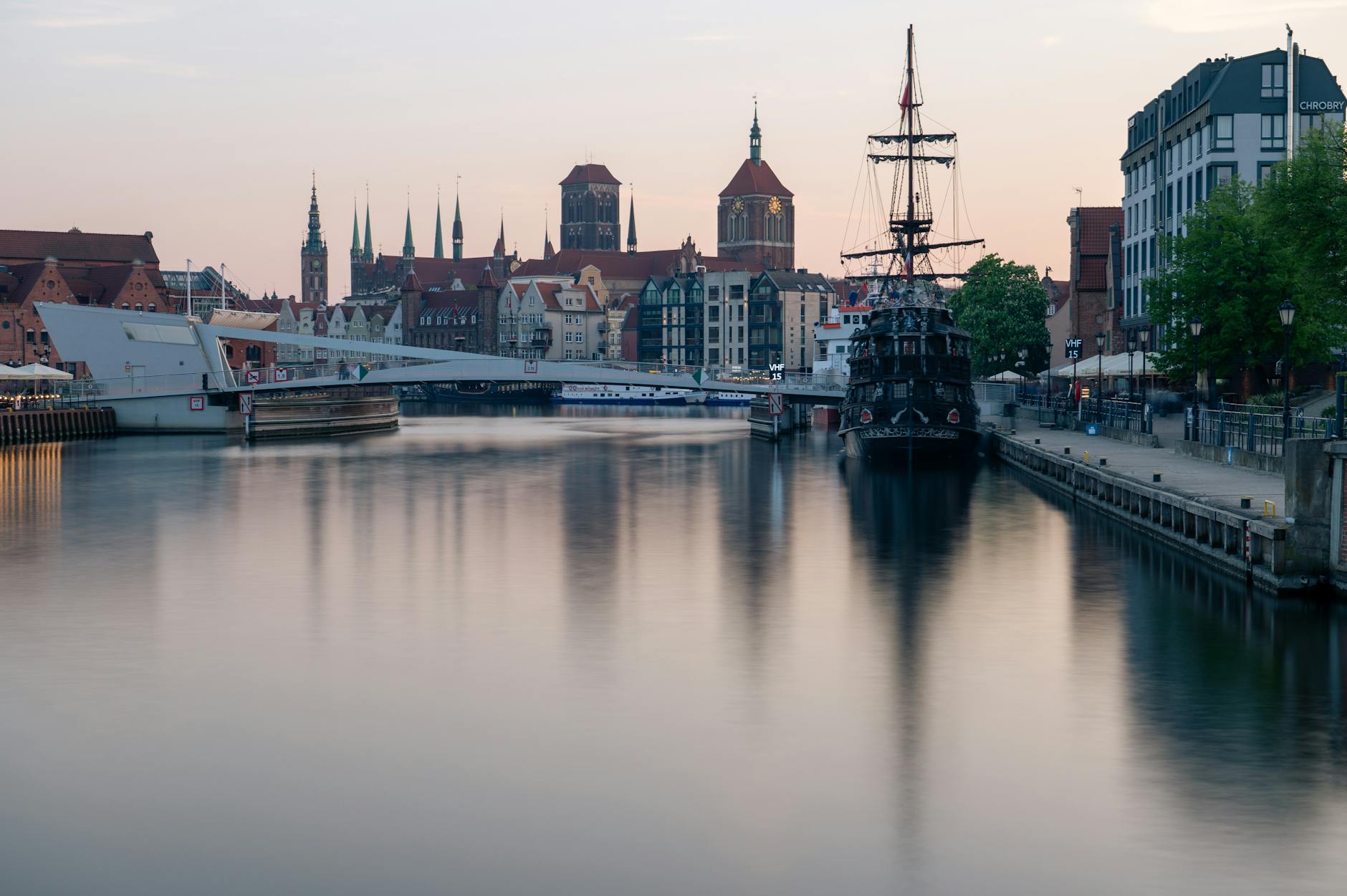 Gdansk skyline for traveler with medical constraints report planning.
