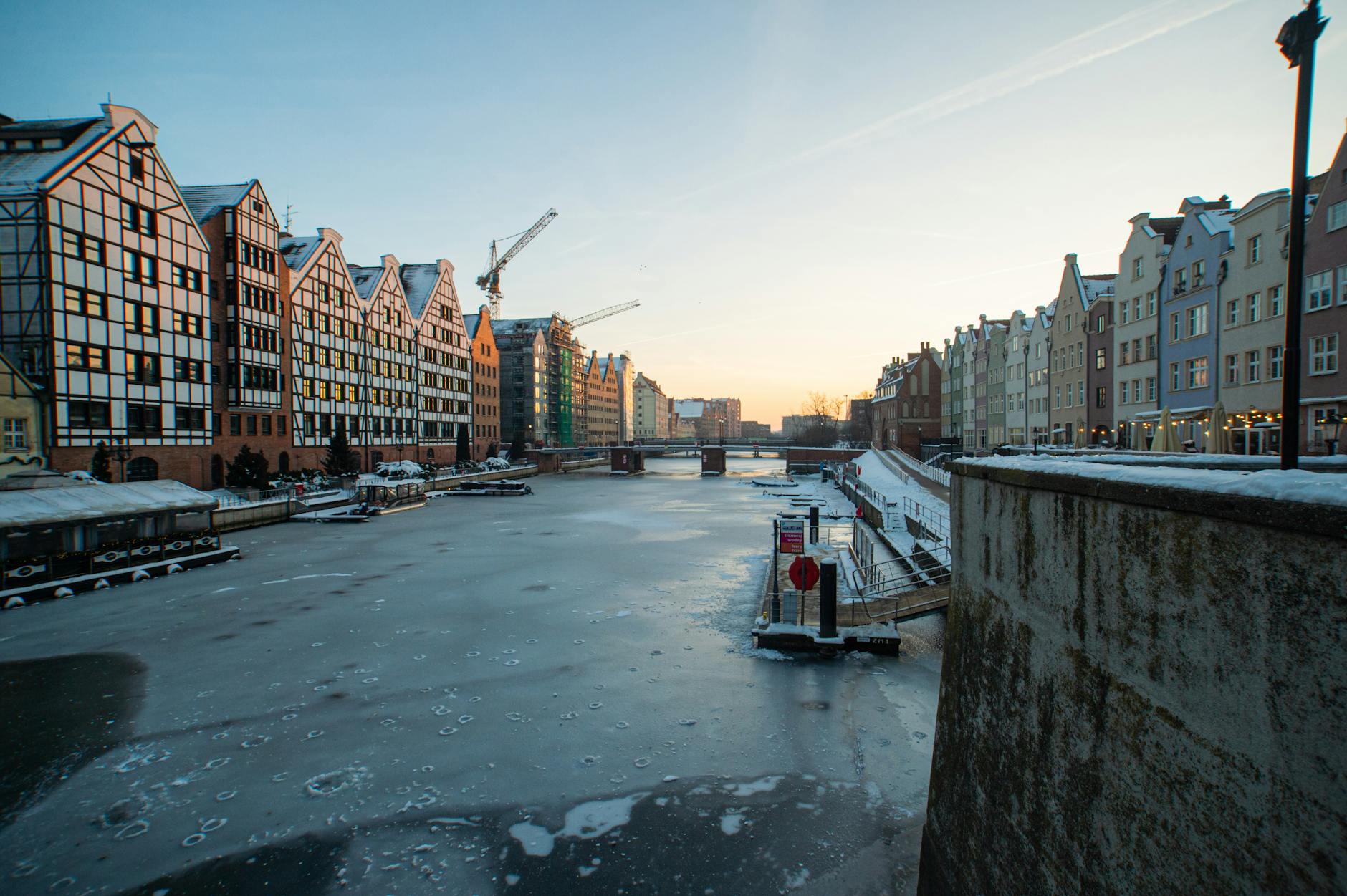 Gdansk waterfront route for mobility limitations planning.