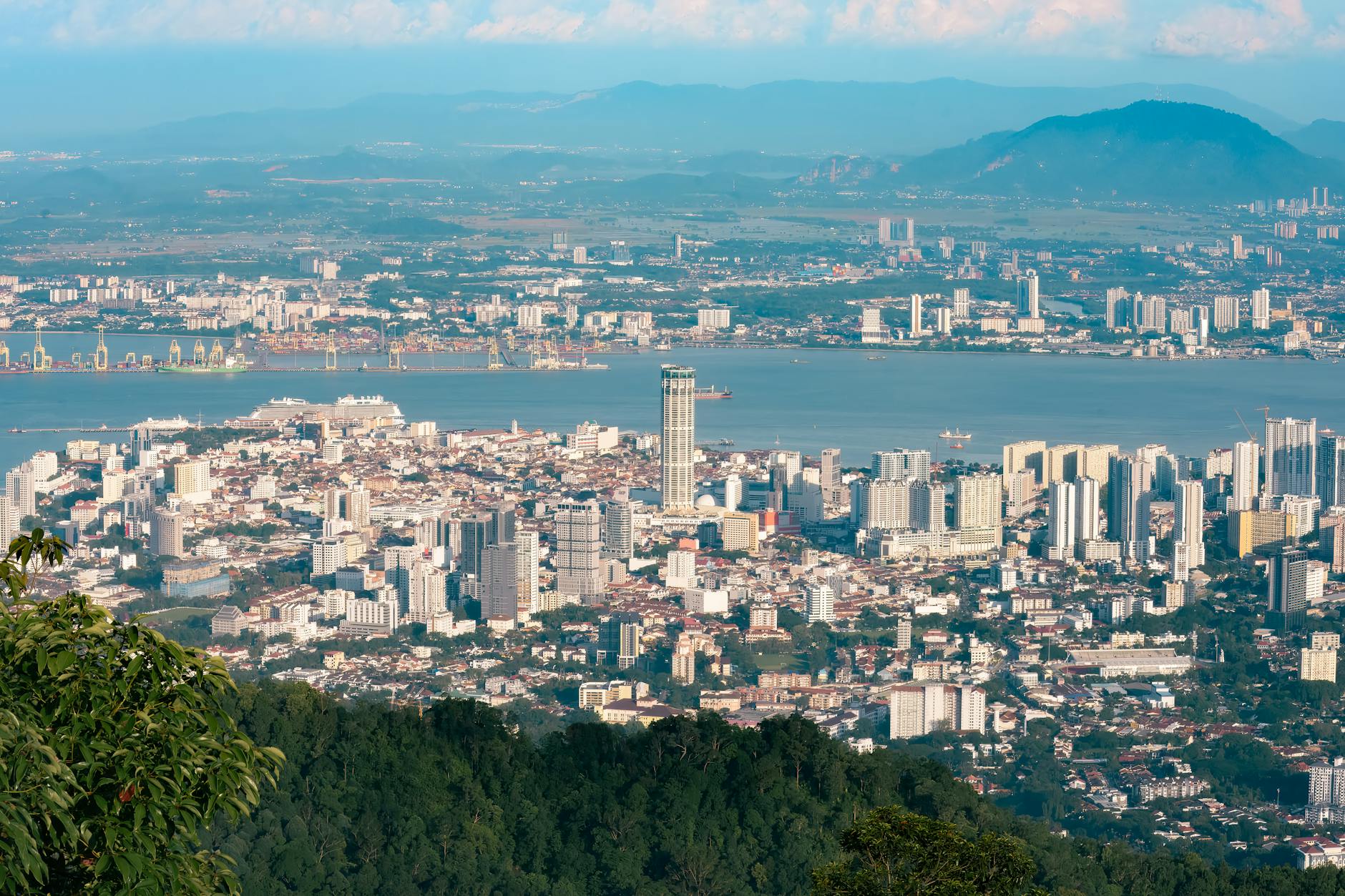 Penang airport and conference transfer planning context.