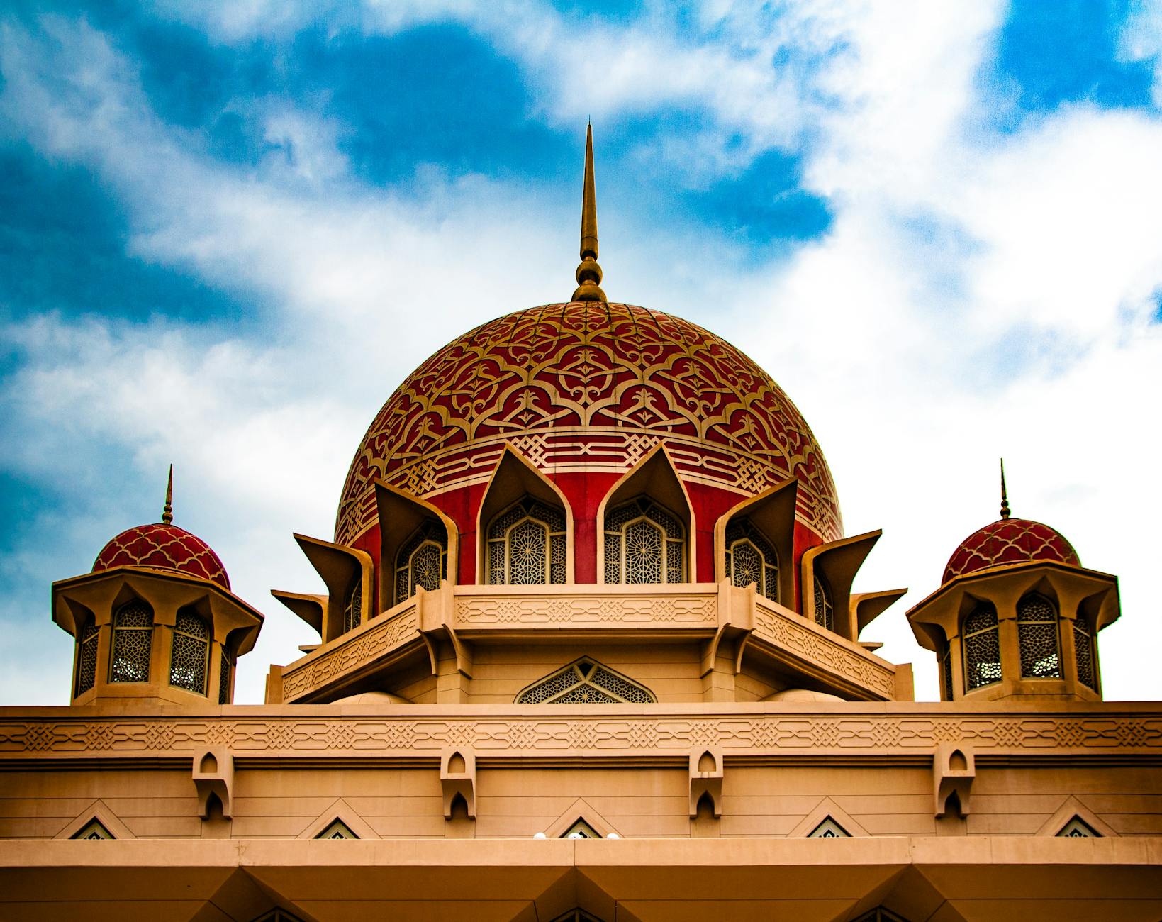Religious travel photography and donation context.