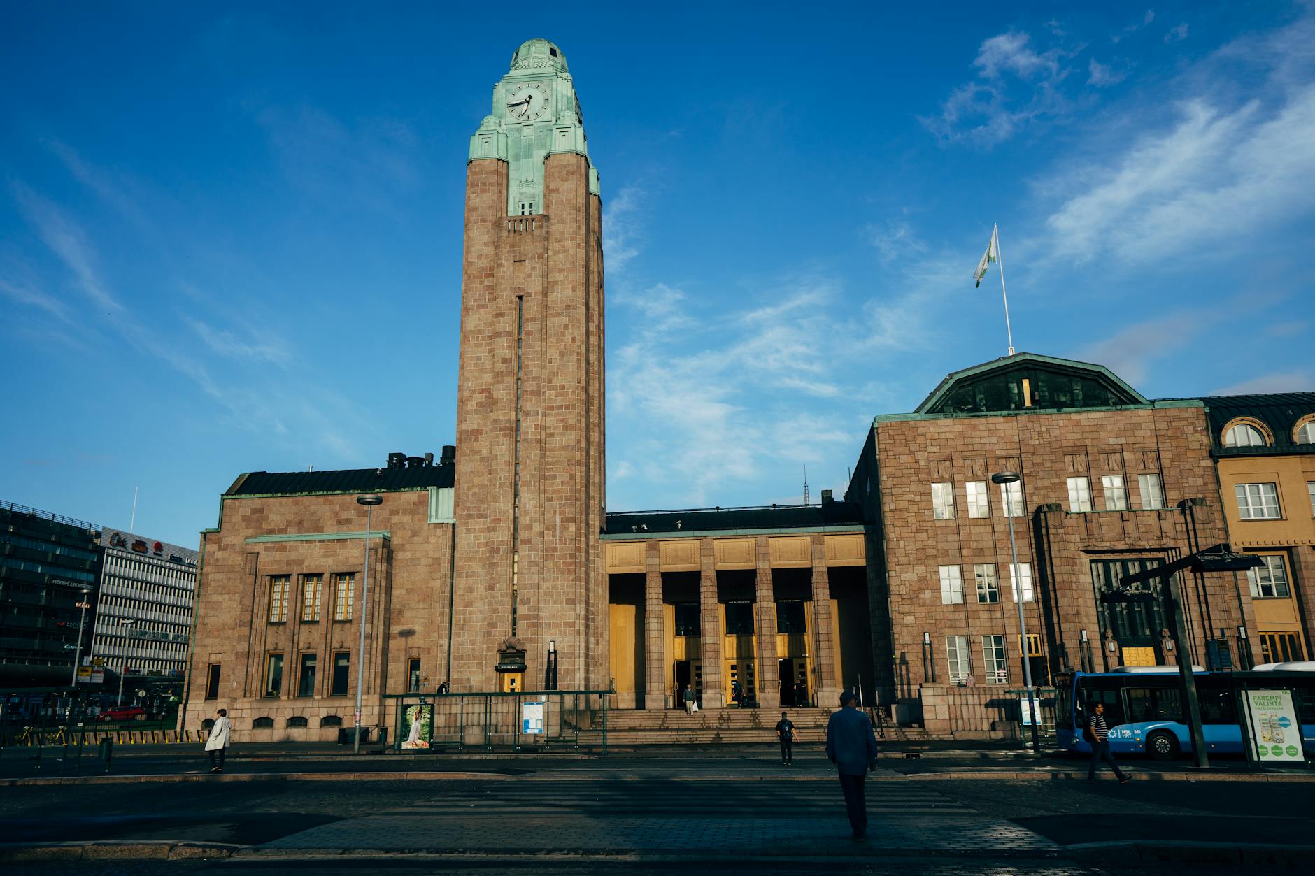 Helsinki Central Railway Station for academic conference city-time planning.