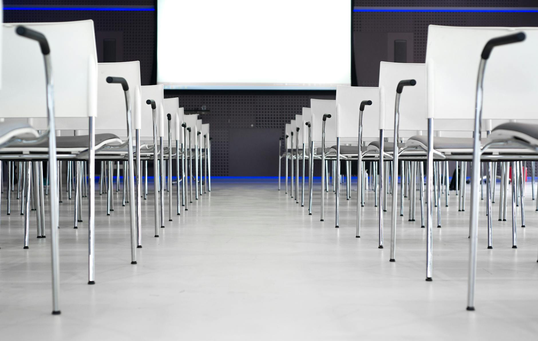 Conference room seating for attendee equipment planning.