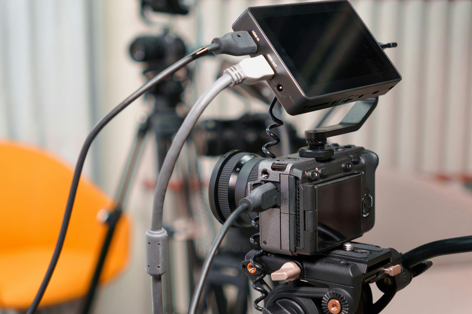 Professional video camera setup for Helsinki creator gear planning.