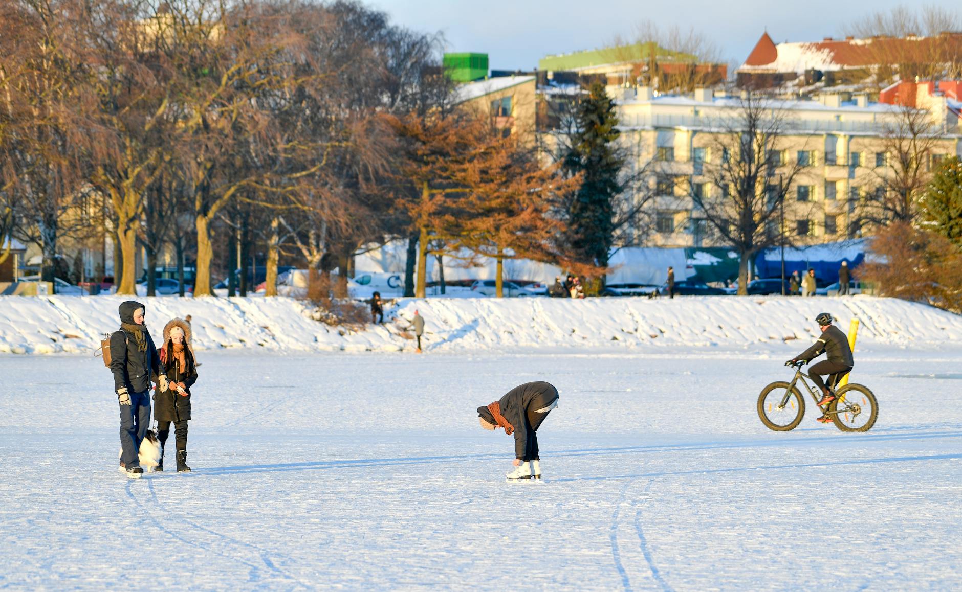 Winter activities in Helsinki for family weather planning.