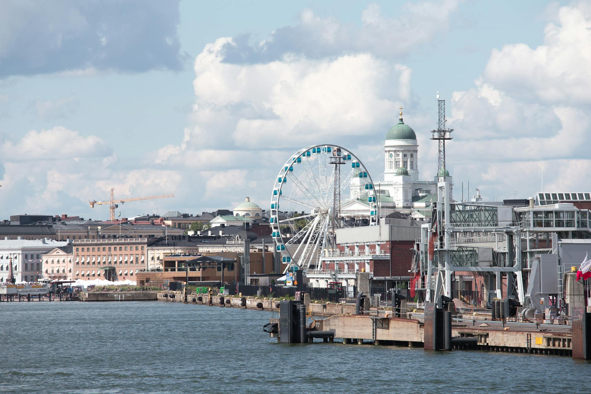 Helsinki waterfront and SkyWheel for luxury trip priorities.
