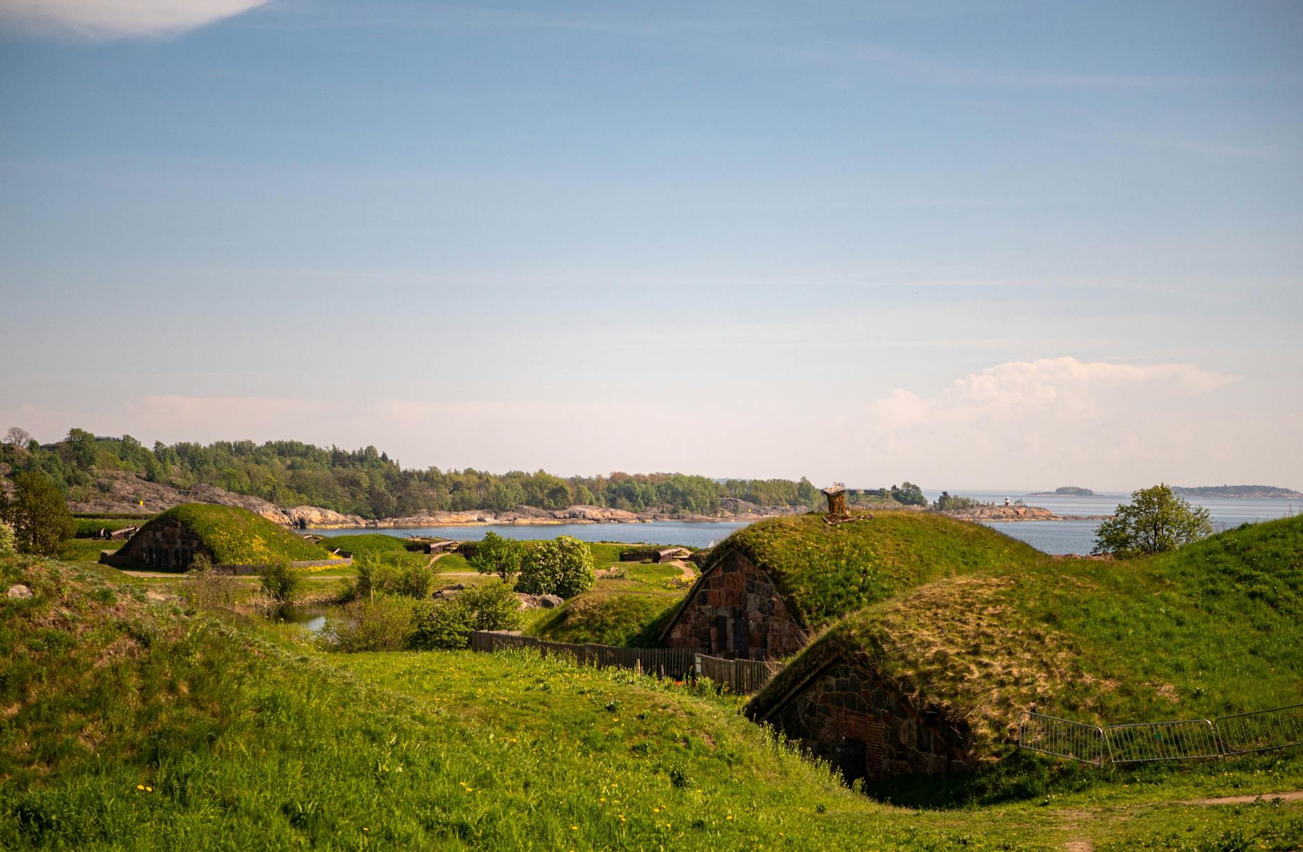 Suomenlinna landscape for repeat Helsinki island planning.