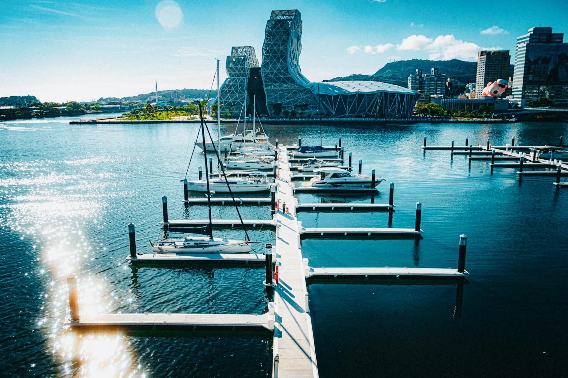 Kaohsiung marina and investor site-access planning context.