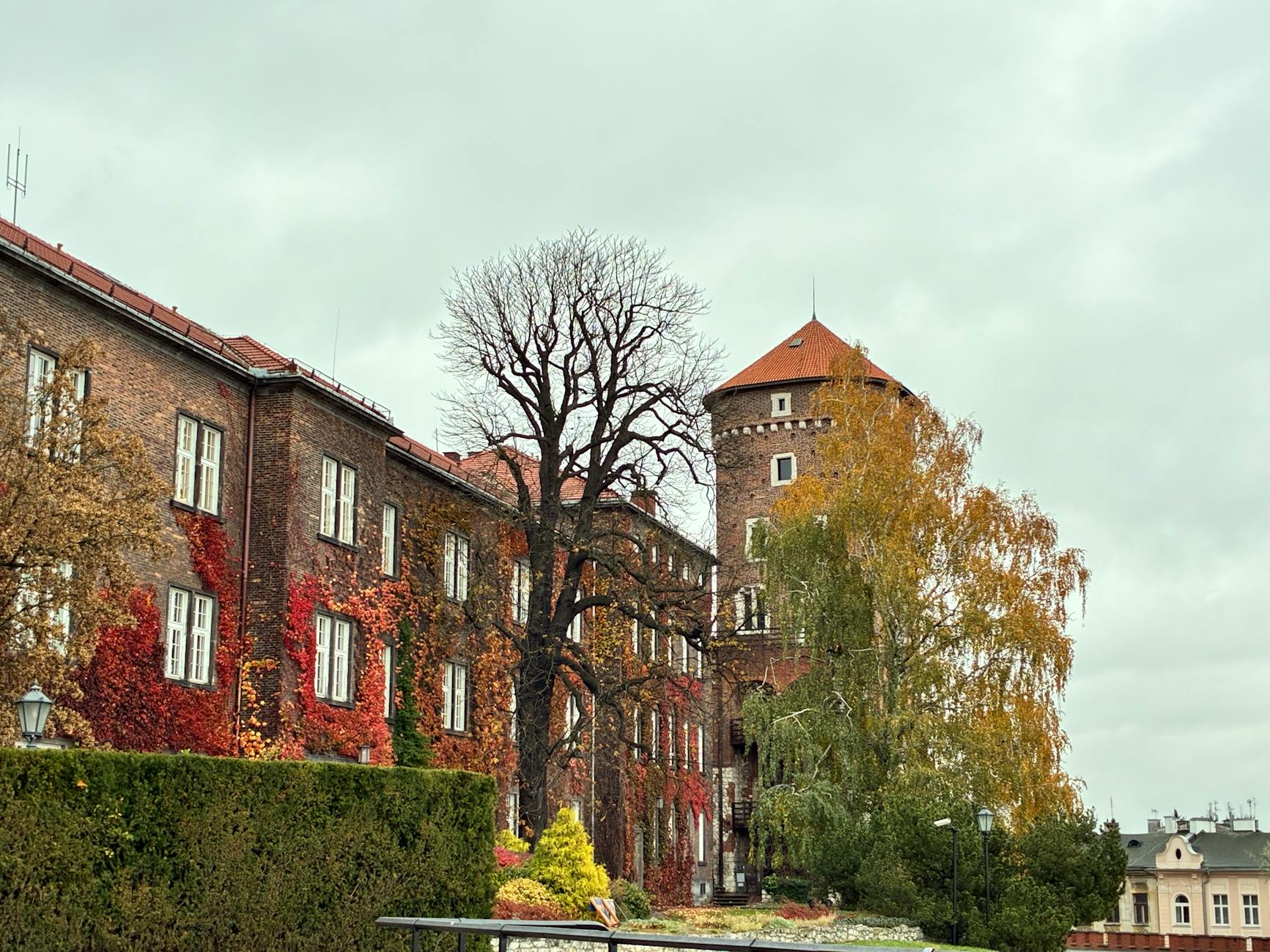 Krakow university and conference area for lodging location planning.
