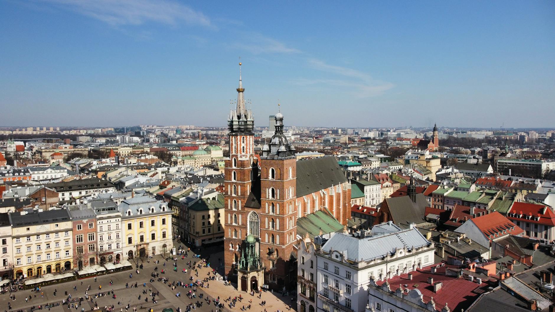 Krakow conference venue setting for arrival and registration planning.