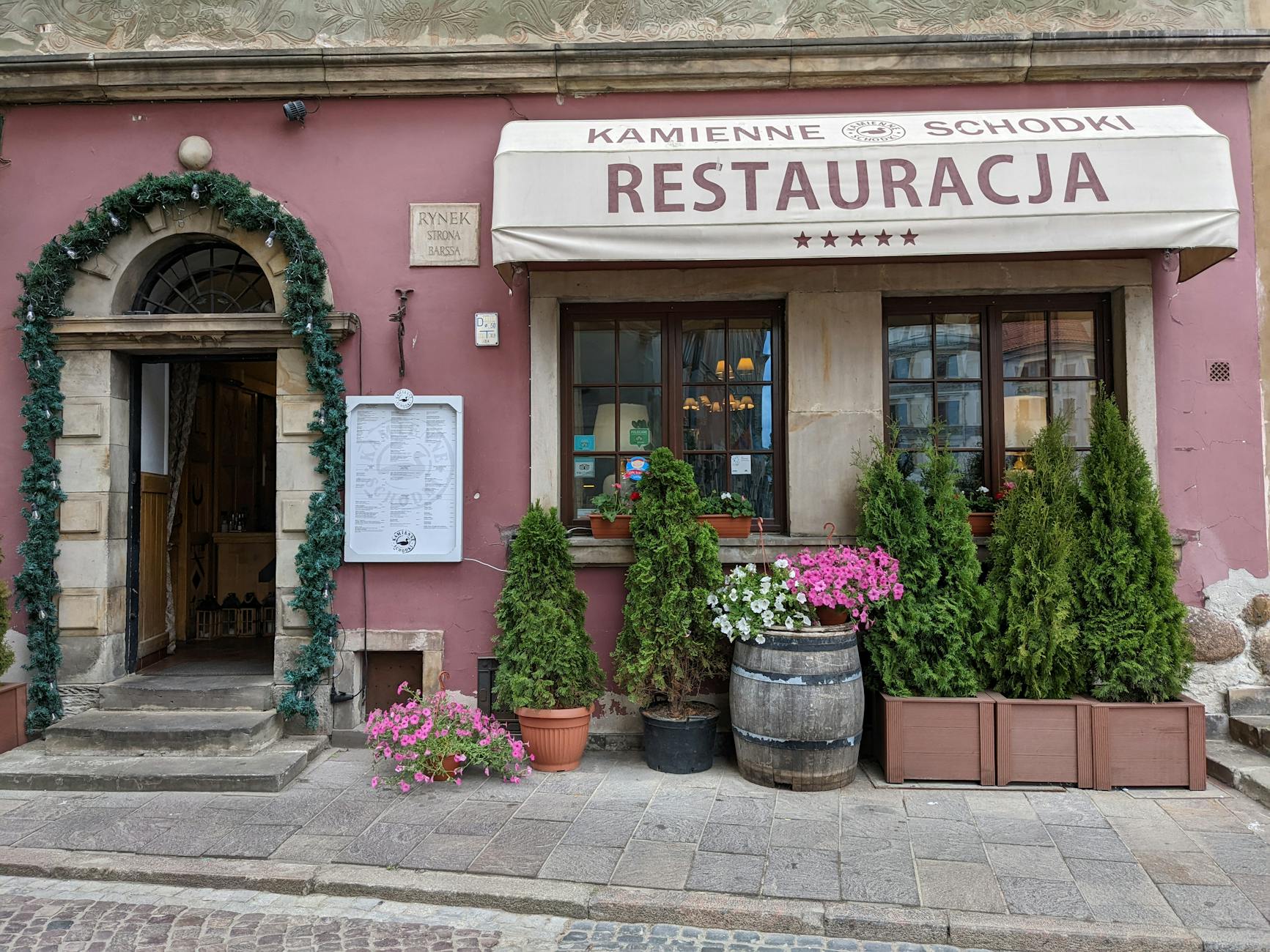 Krakow city route for cruise traveler mobility and weather planning.