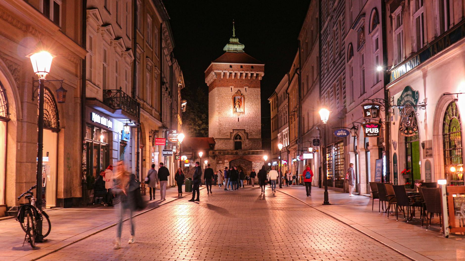 Krakow transport and street setting for first-time visitor movement planning.