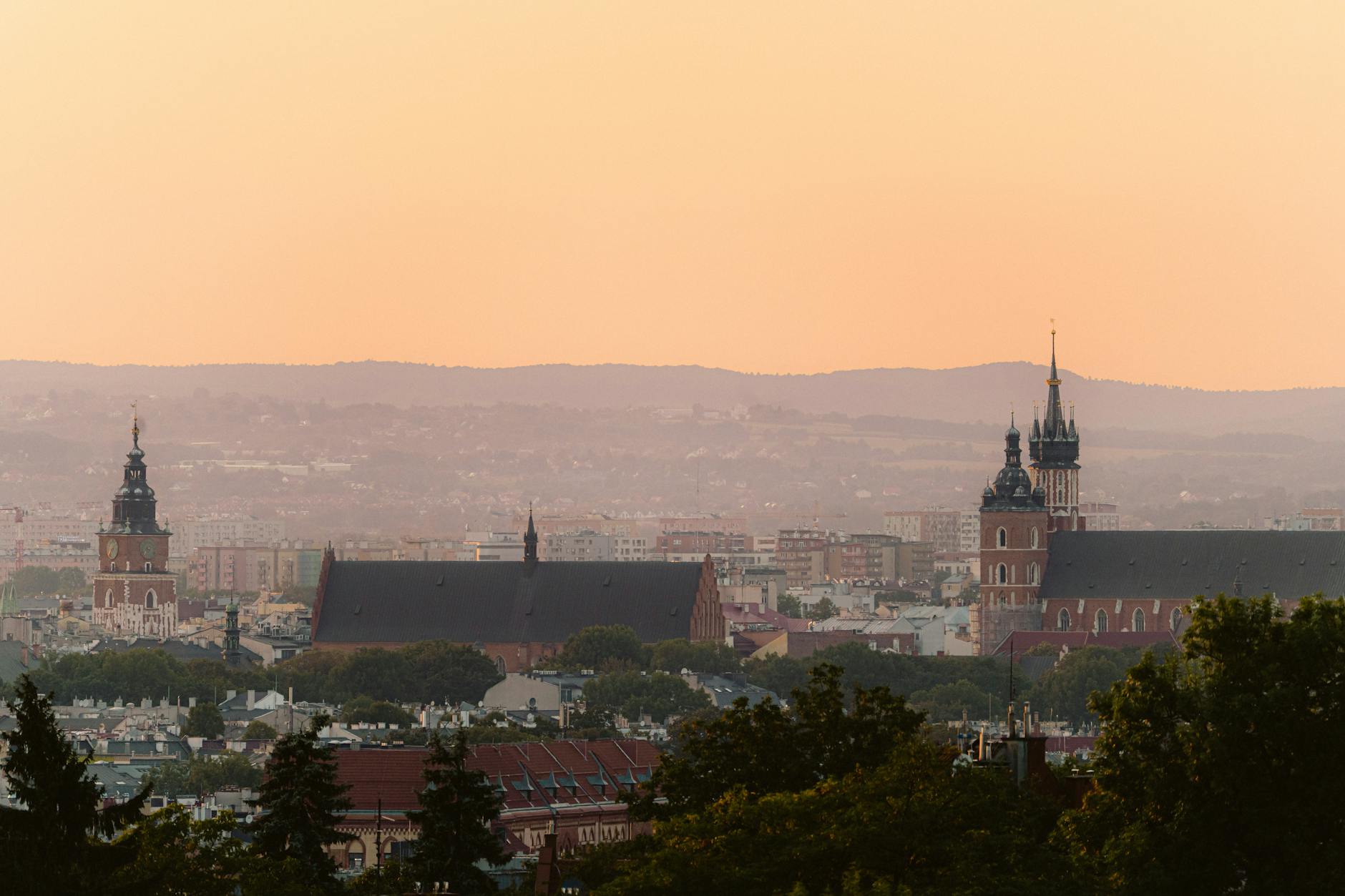 Krakow skyline for luxury traveler report planning.