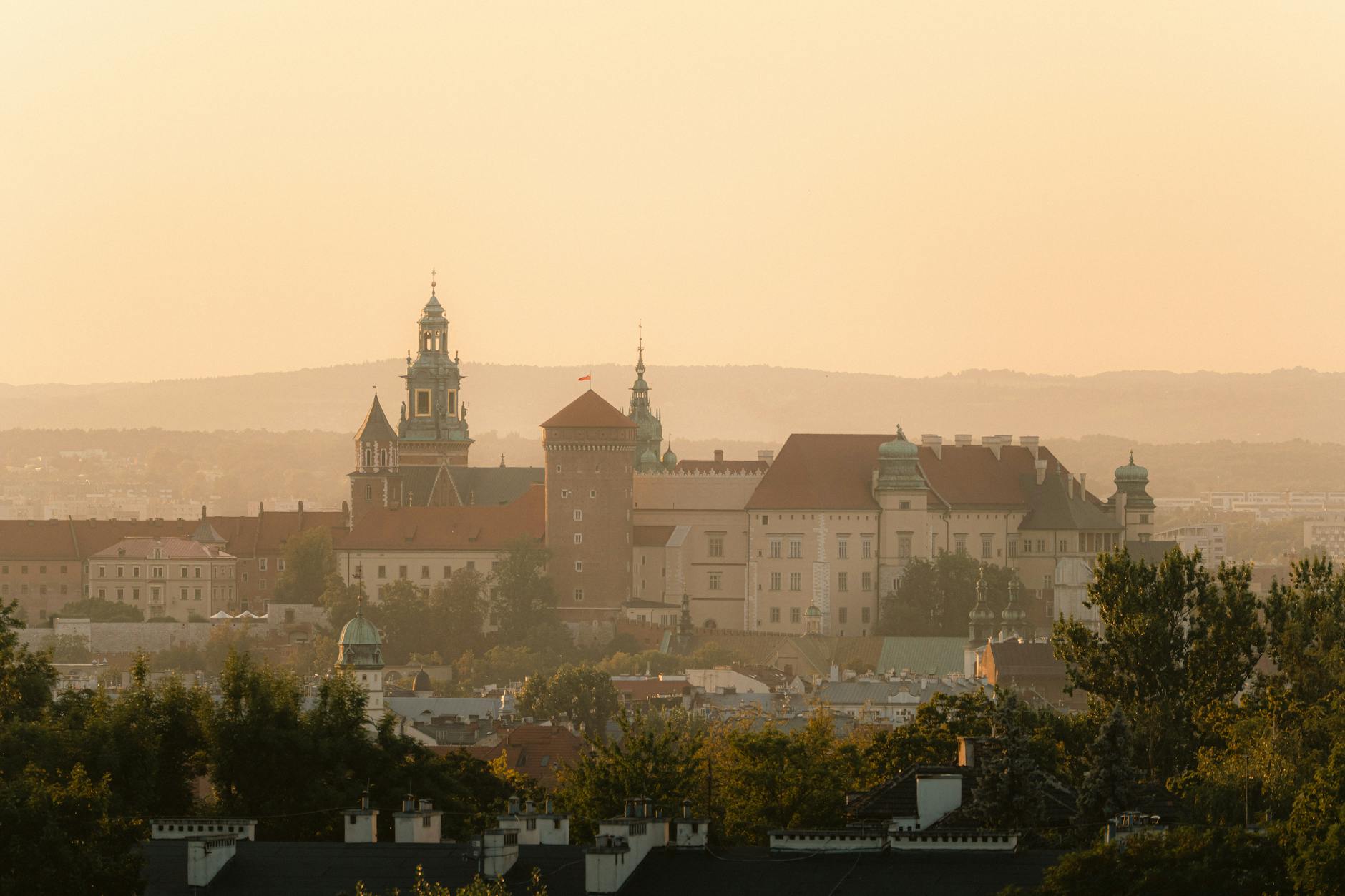Krakow skyline for older traveler report planning.