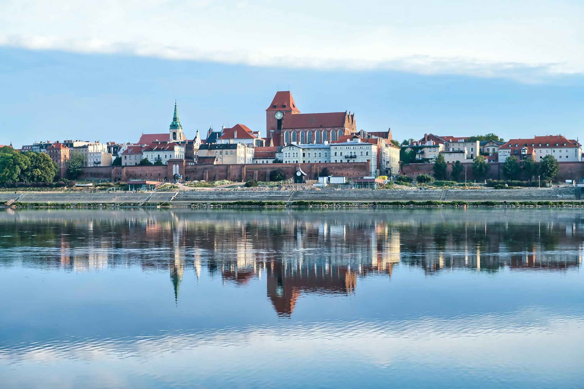 Krakow skyline for religious and pilgrimage traveler report planning.