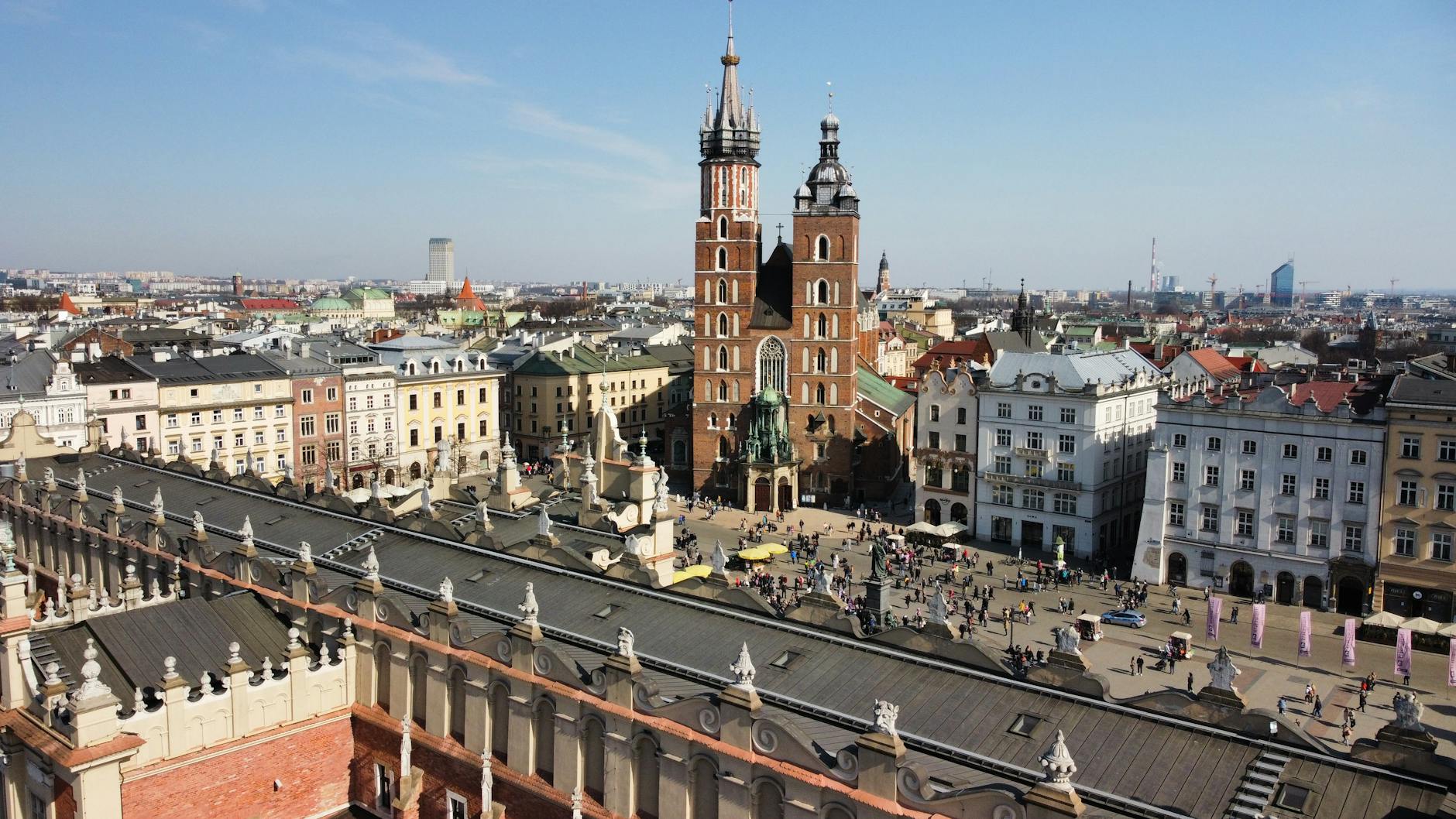 Krakow skyline for solo traveler report planning.