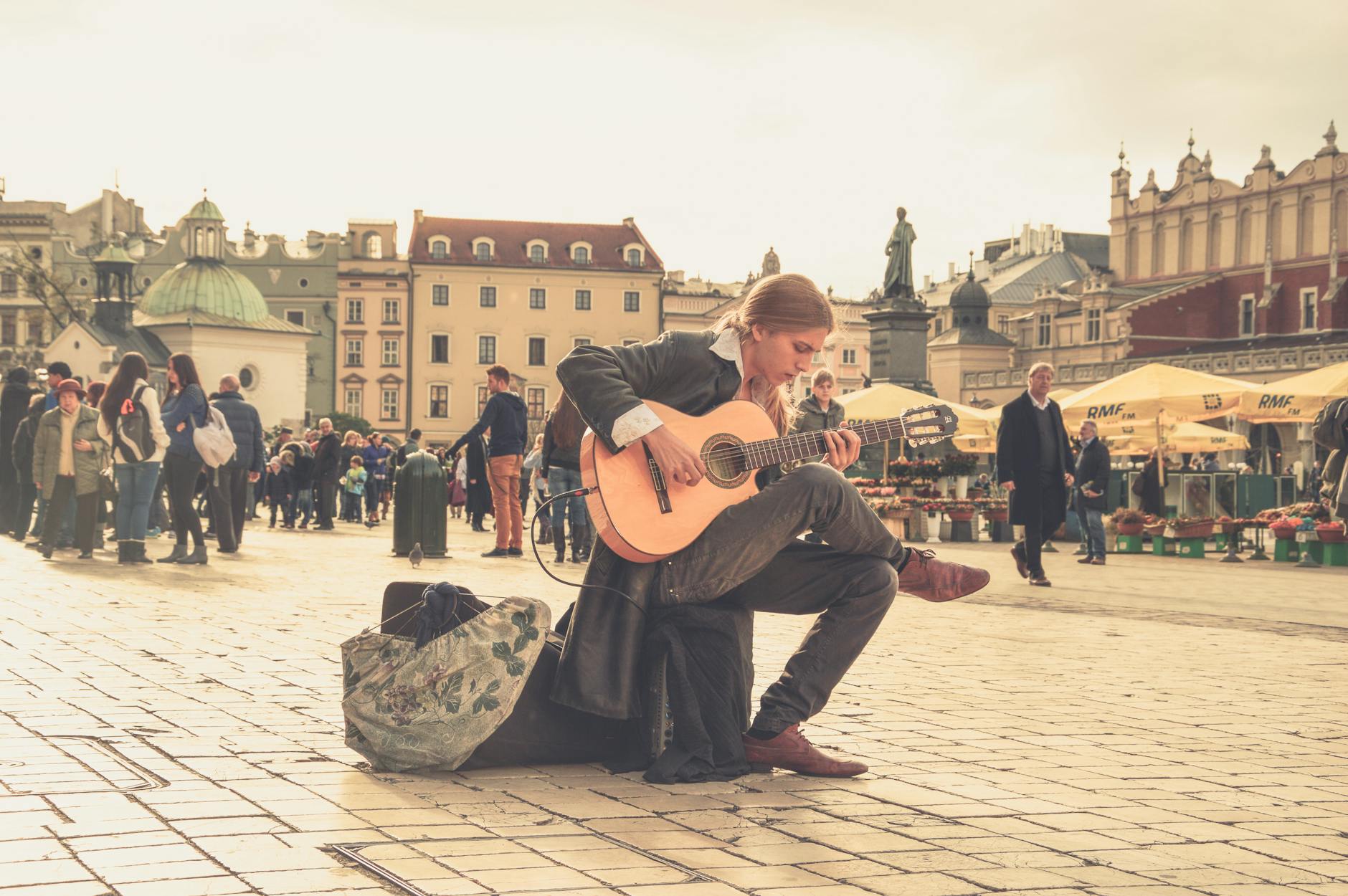 Krakow solo traveler street setting for short-stay planning.