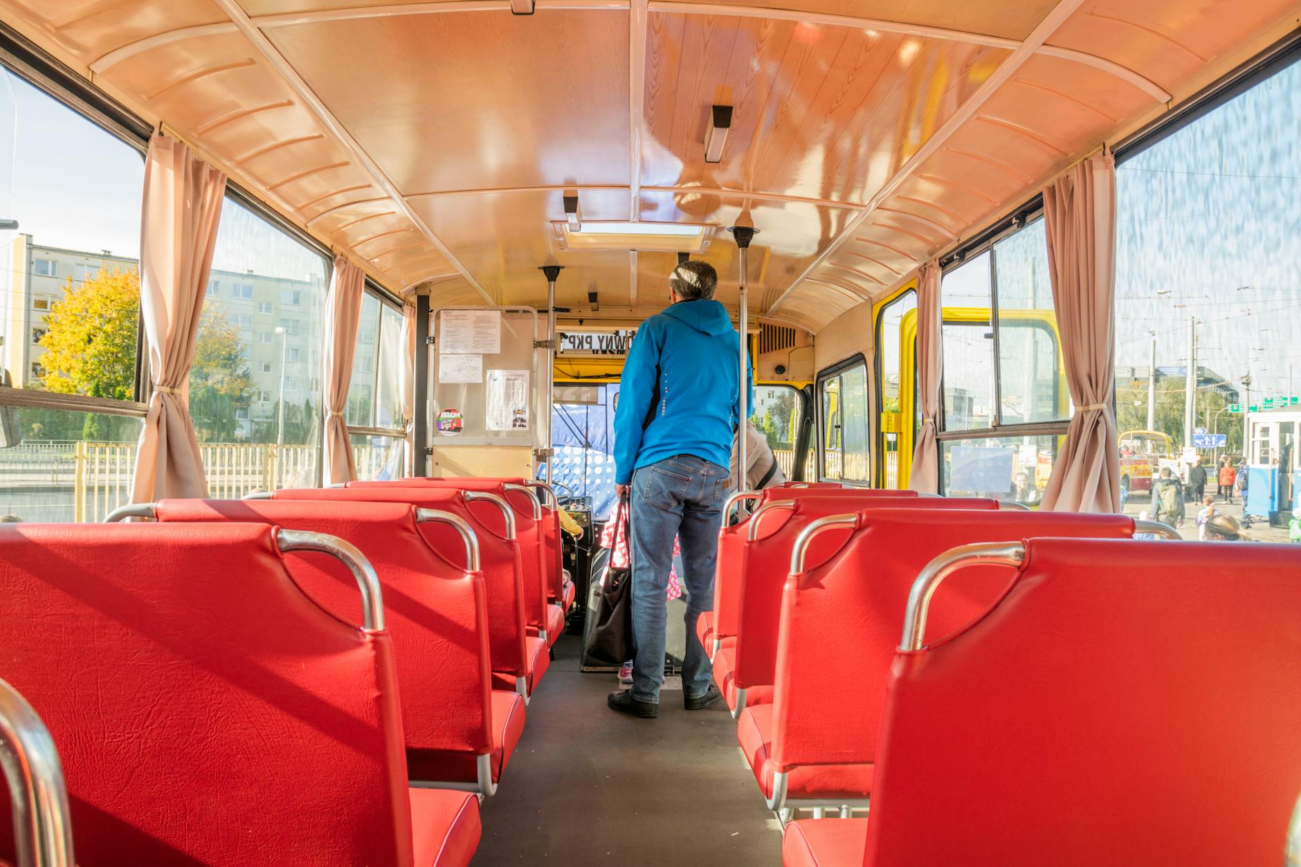 Krakow tram route for student short-program movement planning.