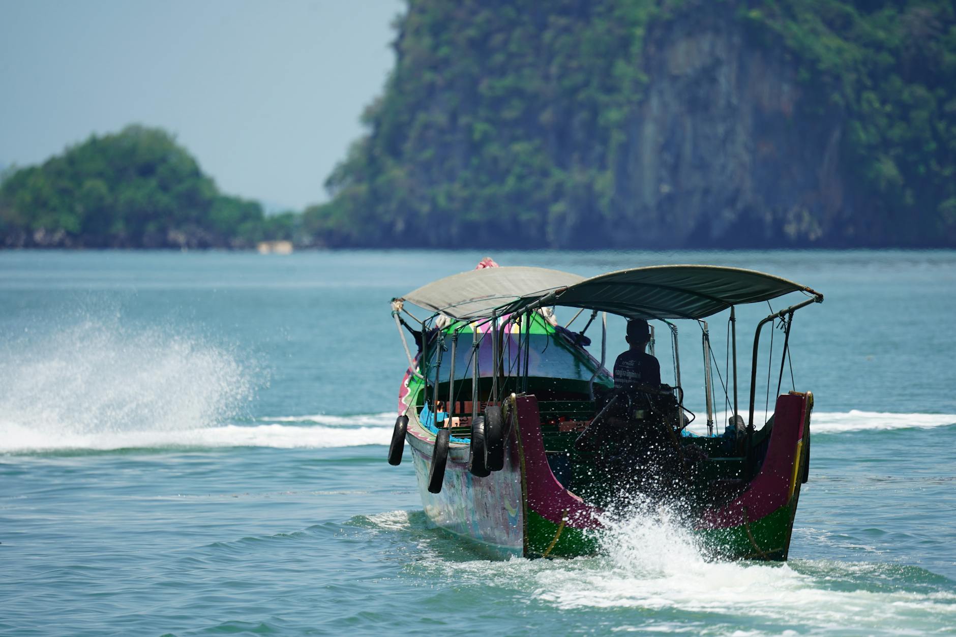Langkawi island-hopping boat transport and active-day planning context.