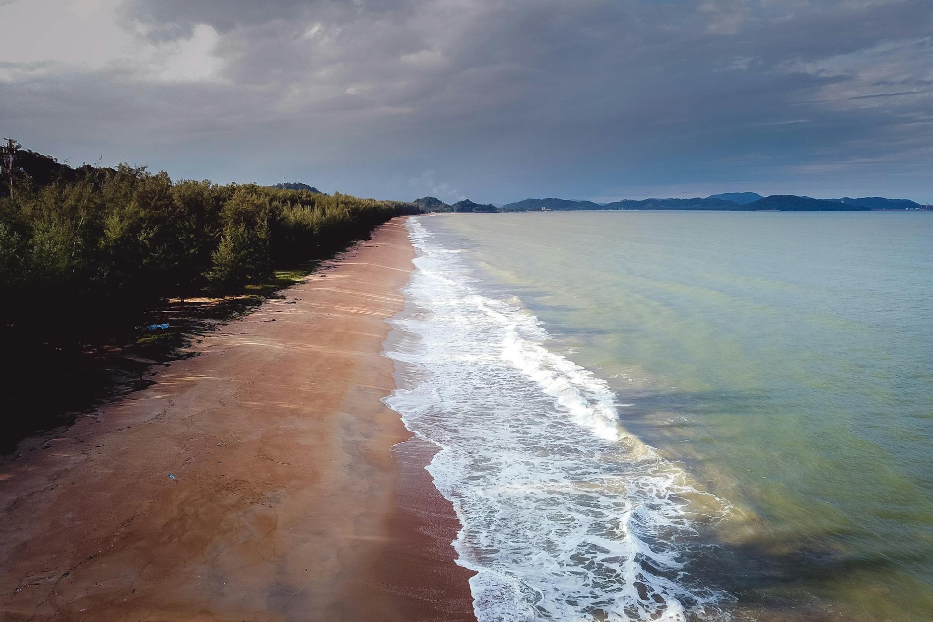 Langkawi public beach and budget activity planning context.
