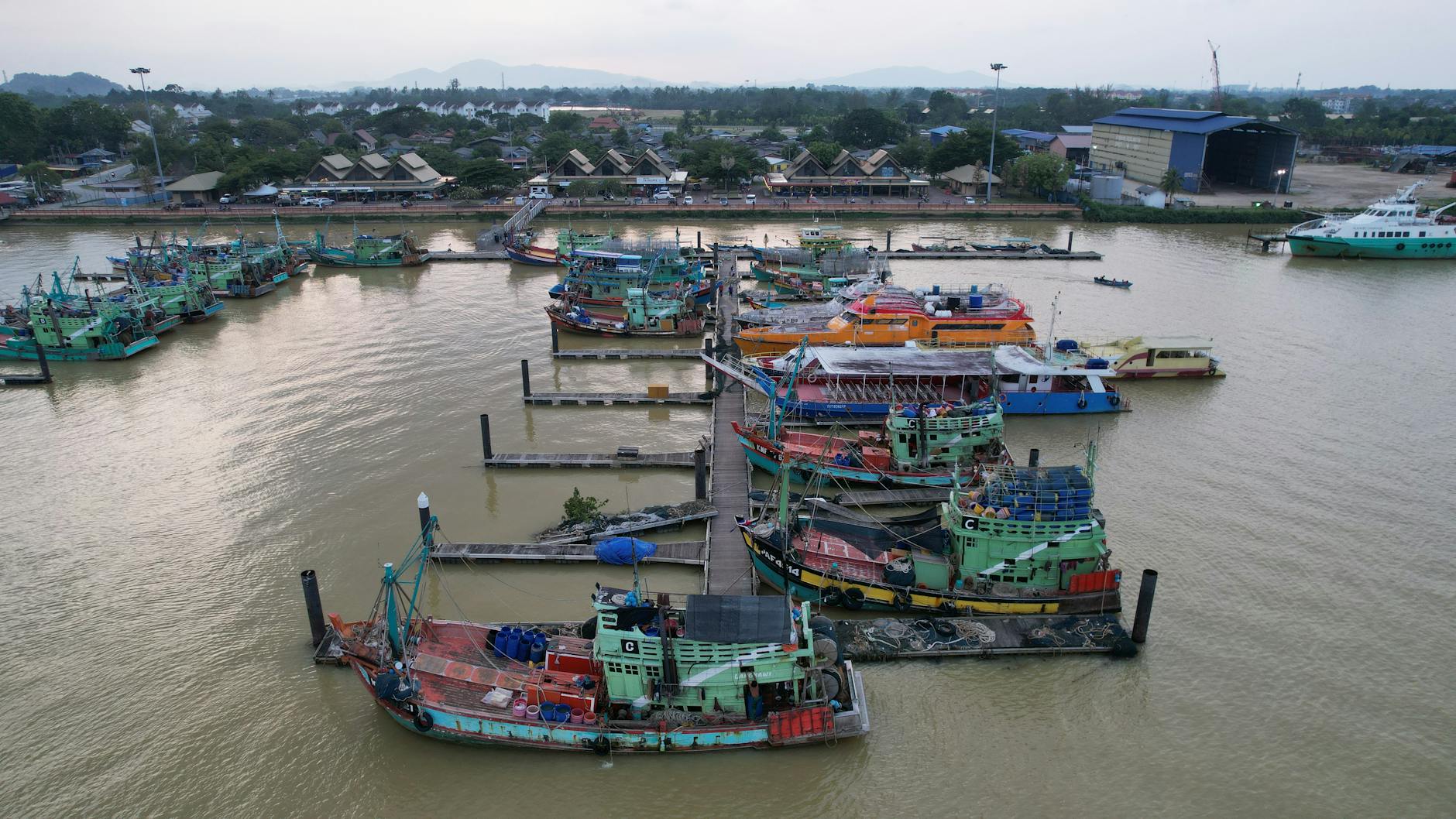Langkawi marina evening and next-day schedule planning context.