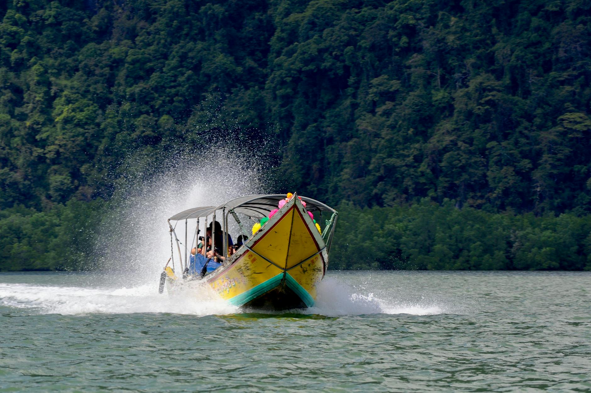 Langkawi mangrove and student field-program transport planning context.