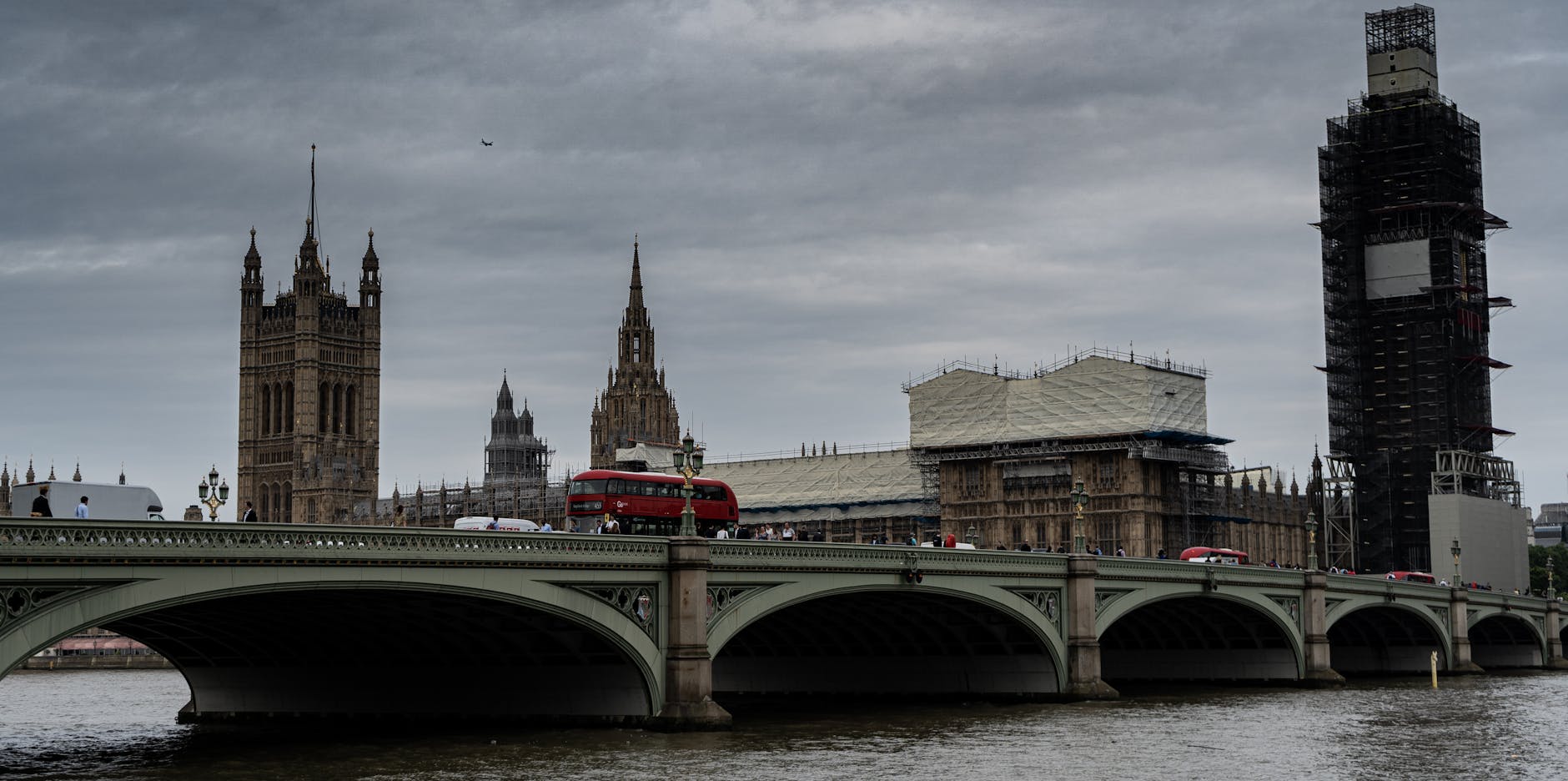 Westminster Bridge and the Palace of Westminster in London