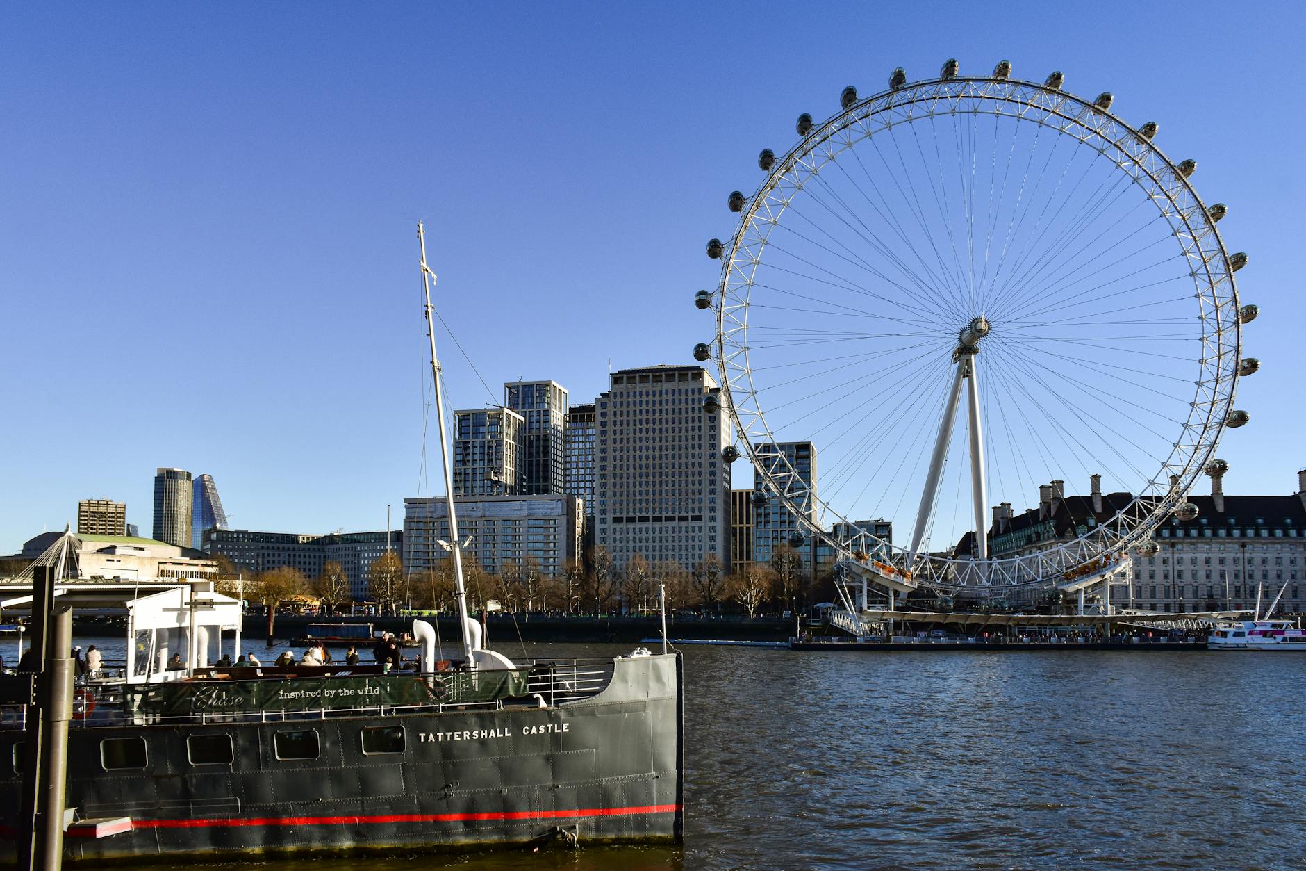 London Eye and River Thames context for an independent short stay