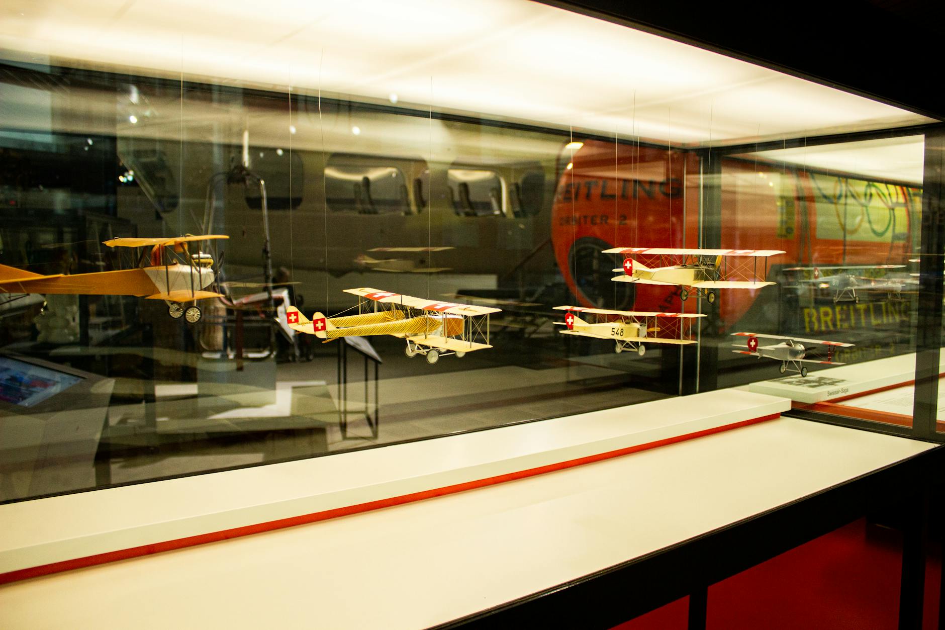 Swiss museum display context for academic side visits and professional networking.