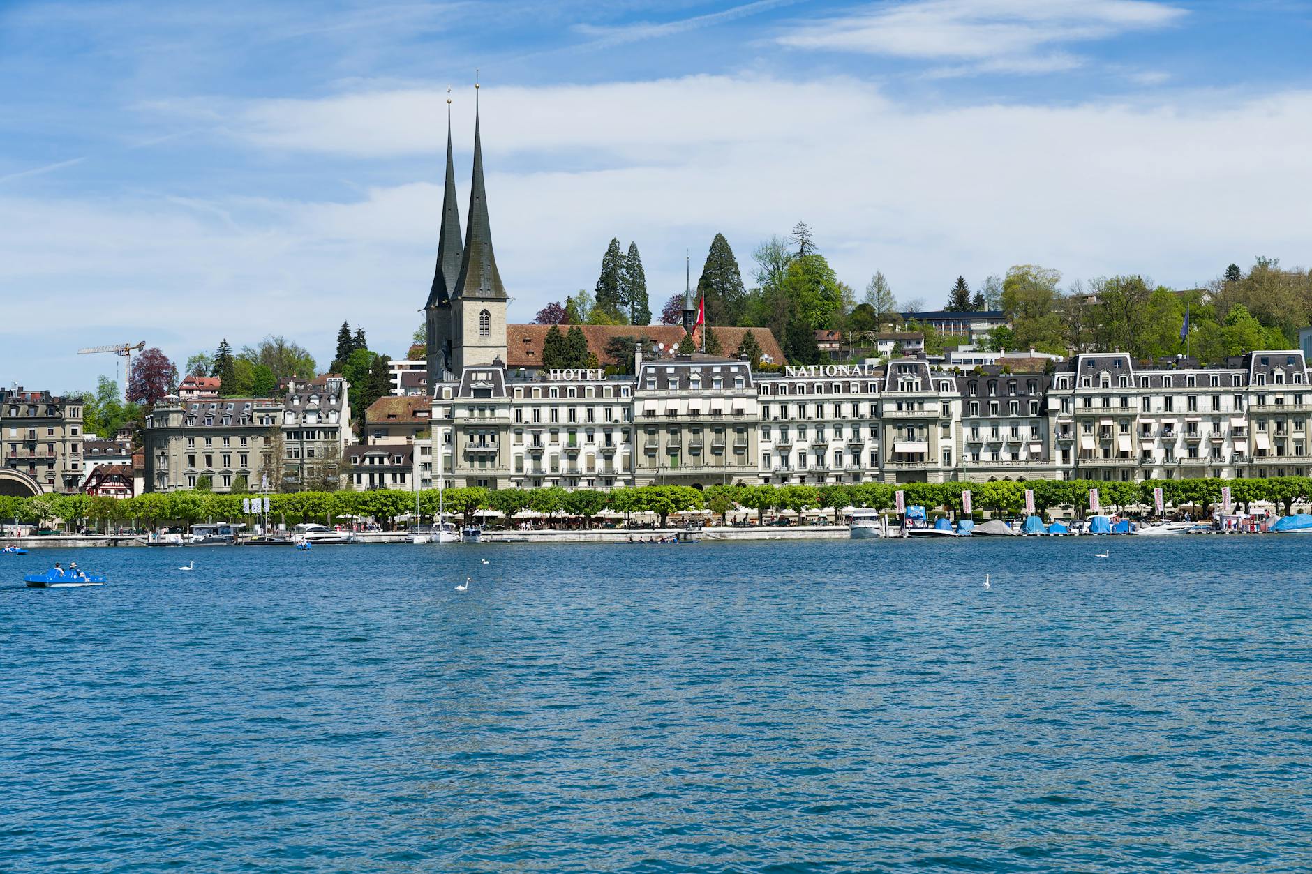 Lucerne lakeside architecture context for business cost and event planning.
