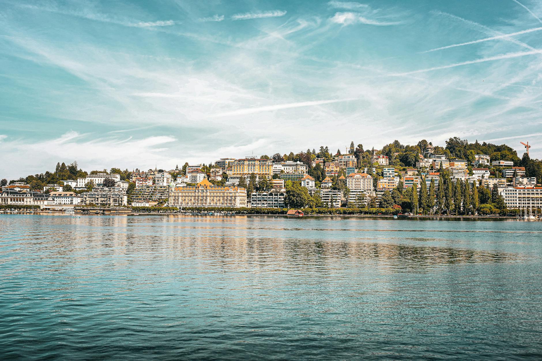 Lucerne cityscape and lake for investor arrival timing planning.