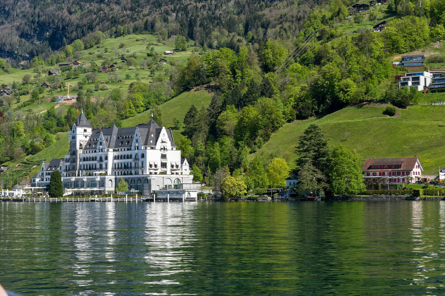 Lake Lucerne hillside village for investor route and meeting planning.