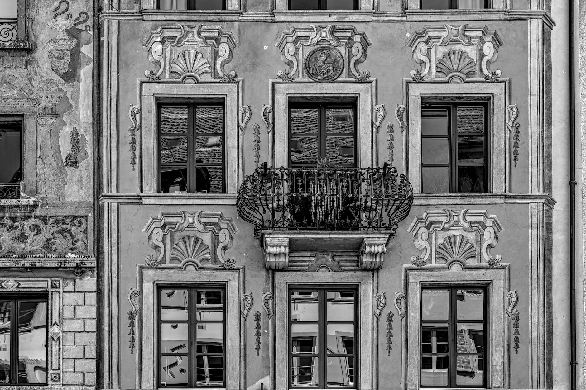 Ornate Lucerne building facade for nightlife travel report planning.
