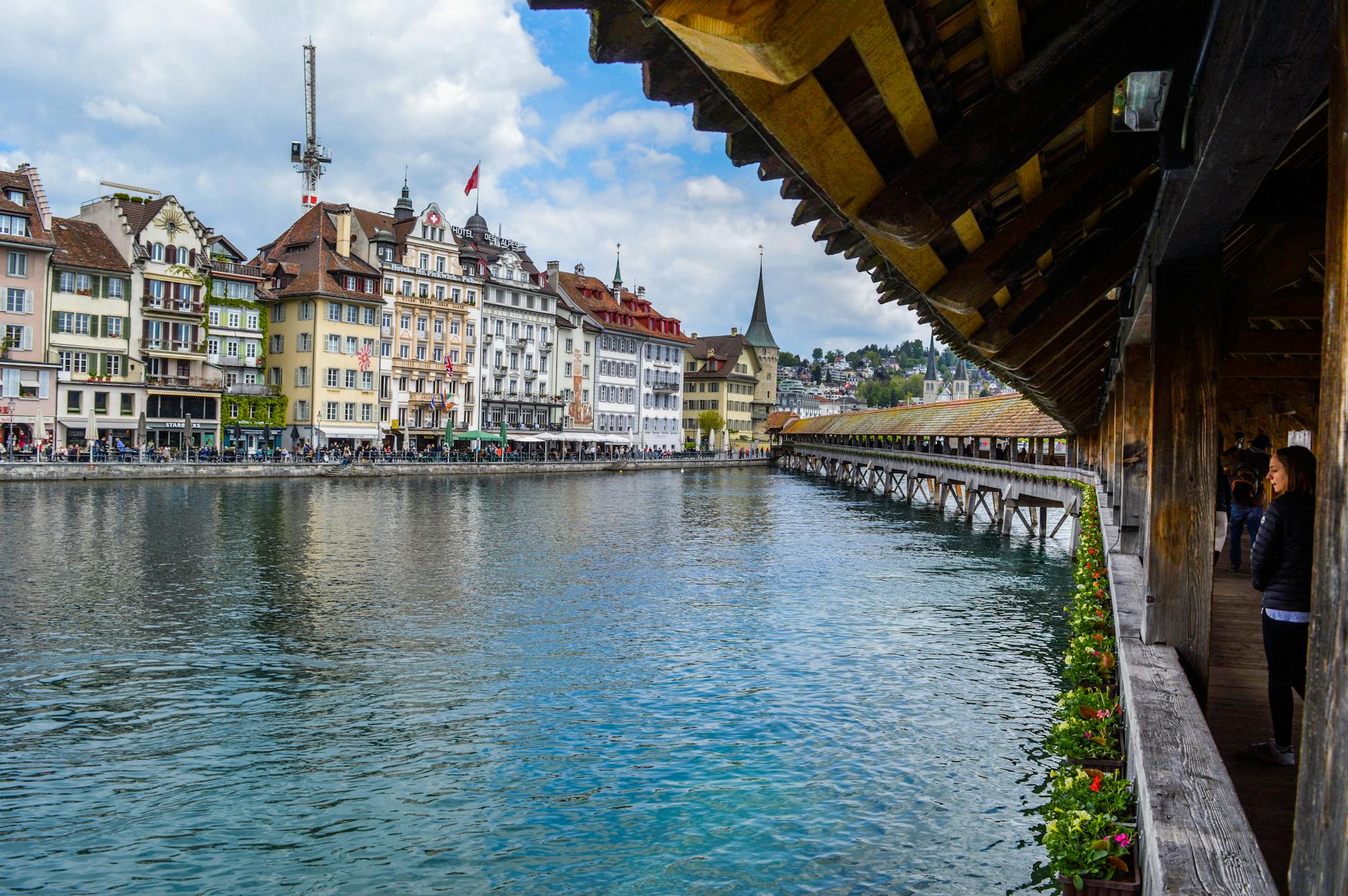 Chapel Bridge and Old Town route context for solo Lucerne day planning.