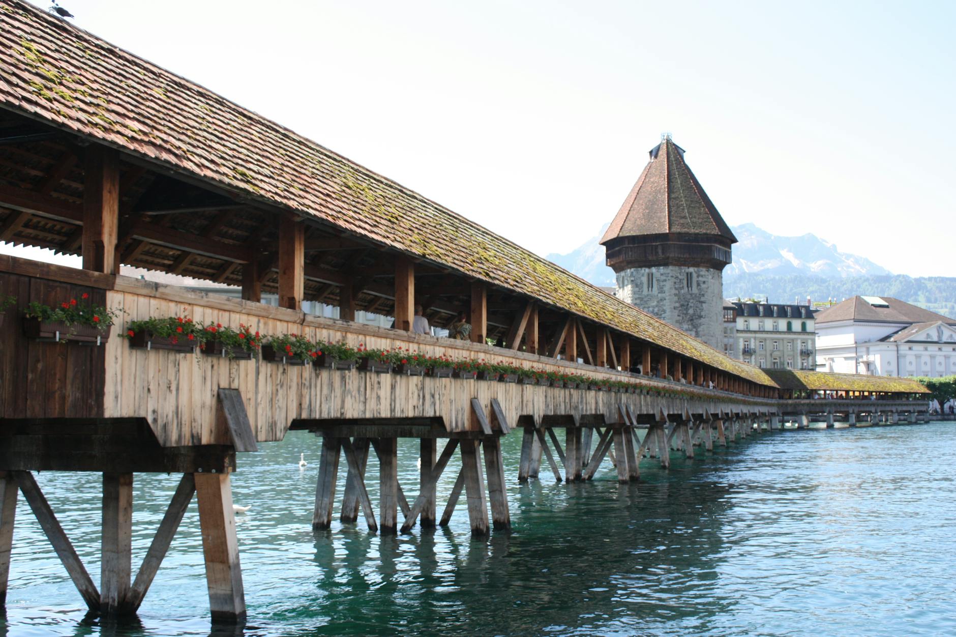 Chapel Bridge and Water Tower in Lucerne for choosing the main tourist route.