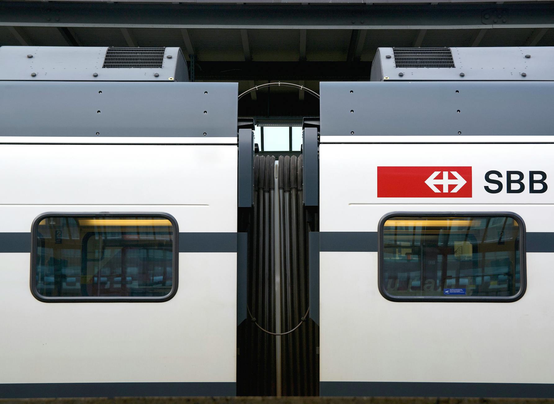 SBB train window for Lucerne luggage and rail stopover planning.