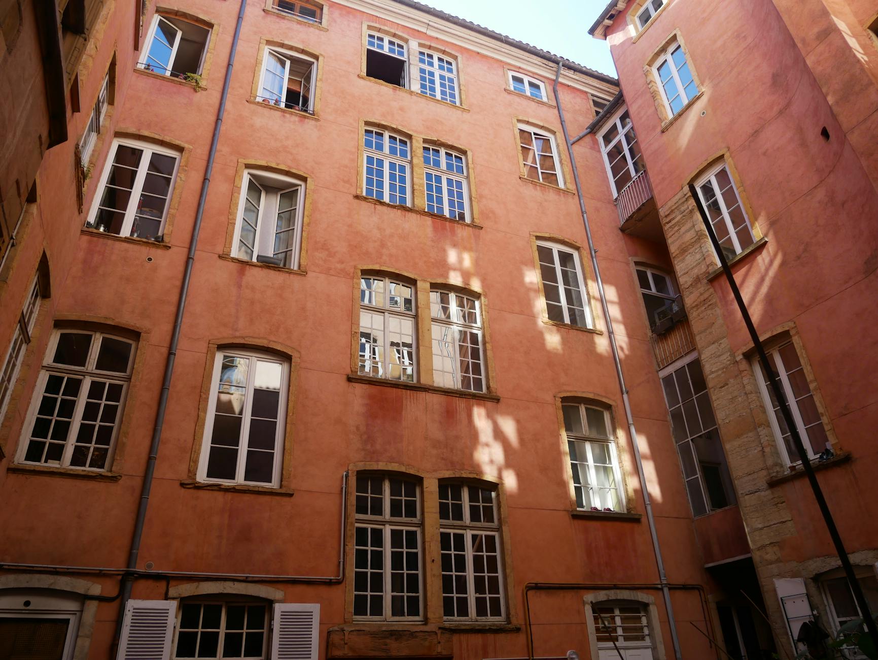 Historic building facade in Lyon