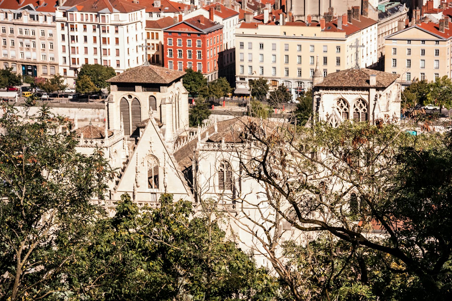 Saint-Jean Cathedral and the historic center of Lyon