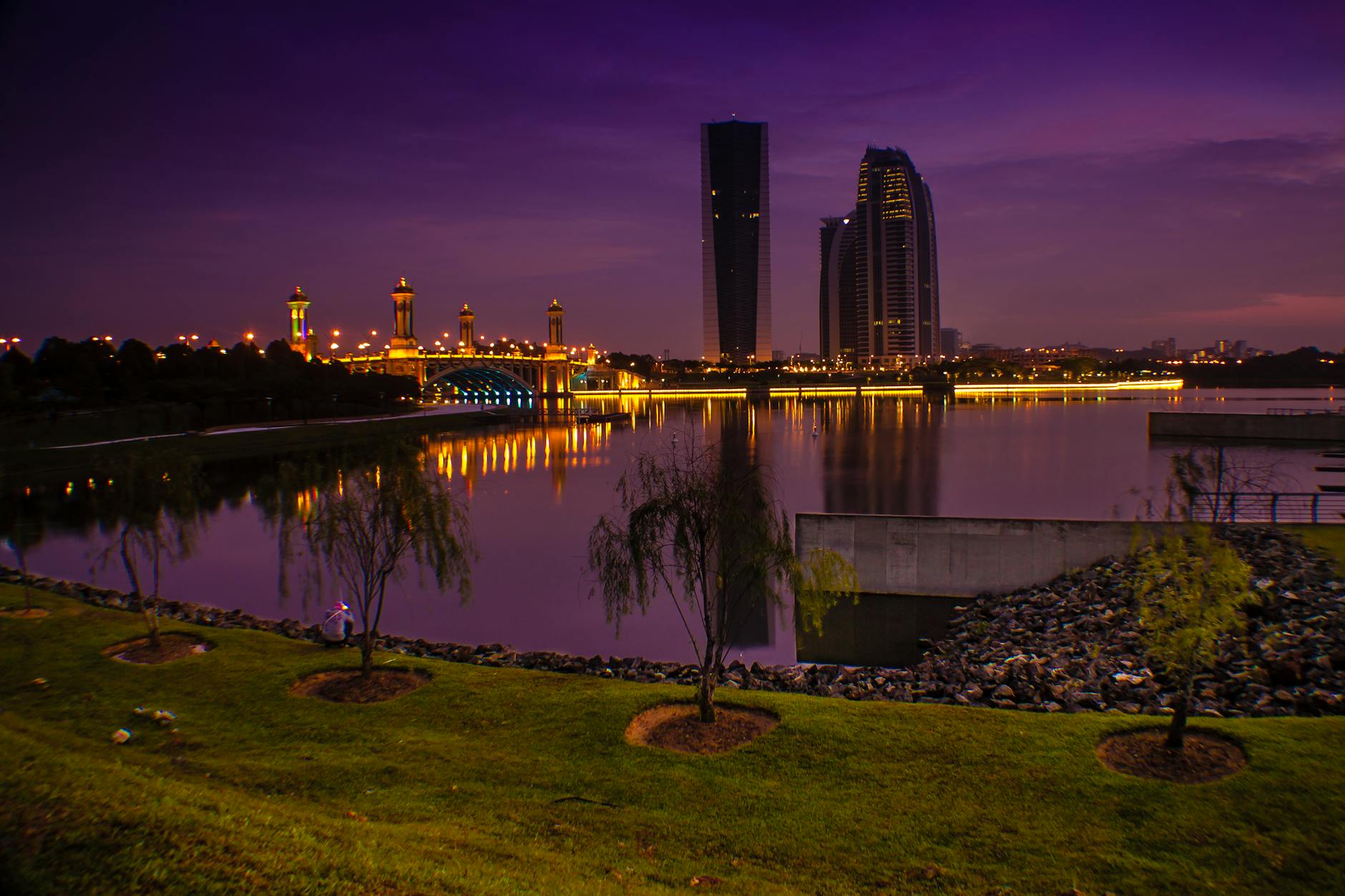 Malacca City nightlife and evening travel context.