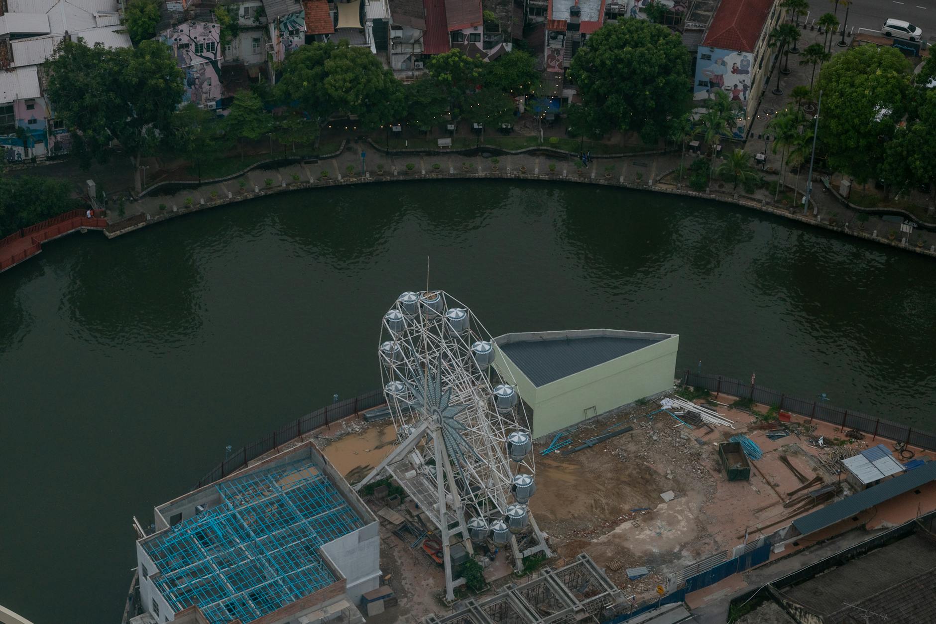 Malacca City medical-constraint travel and riverfront context.