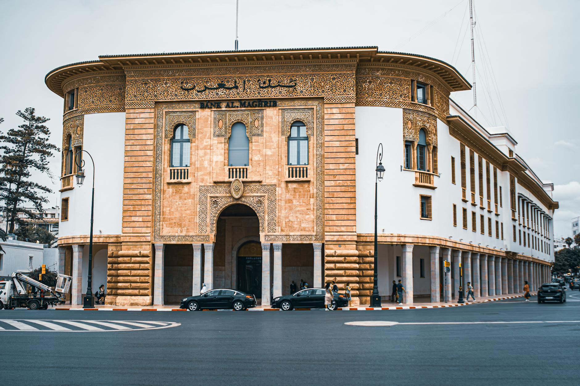 Bank Al-Maghrib building in Rabat, Morocco