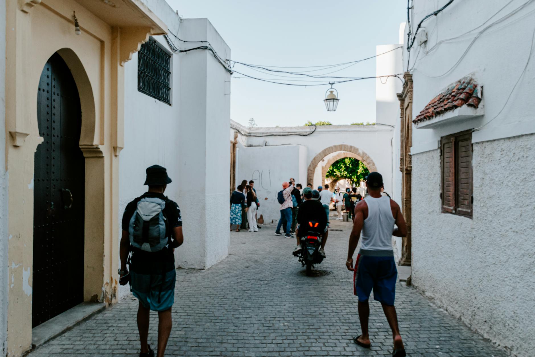 Everyday street life in Rabat, Morocco