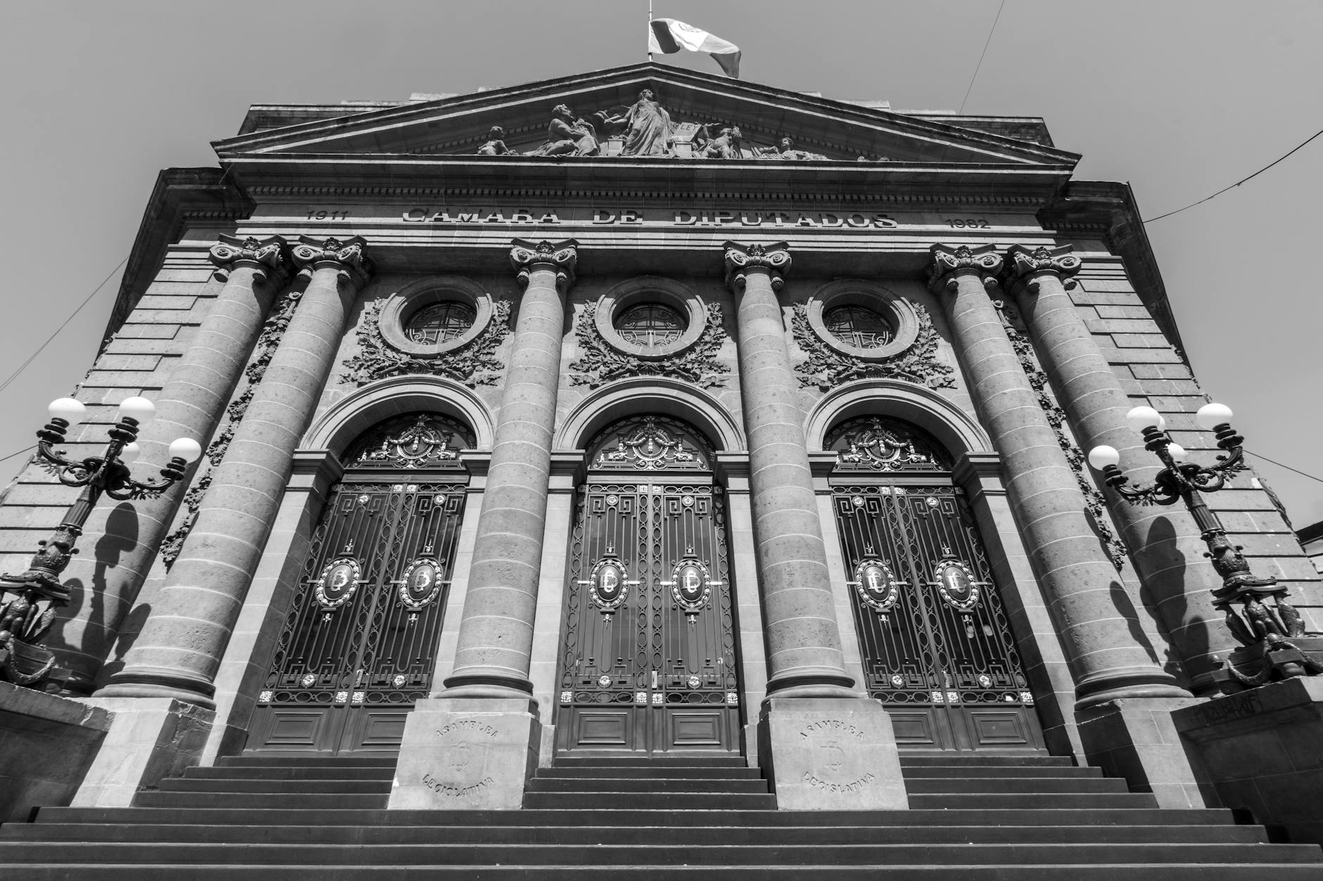 Mexican Chamber of Deputies building in Mexico City