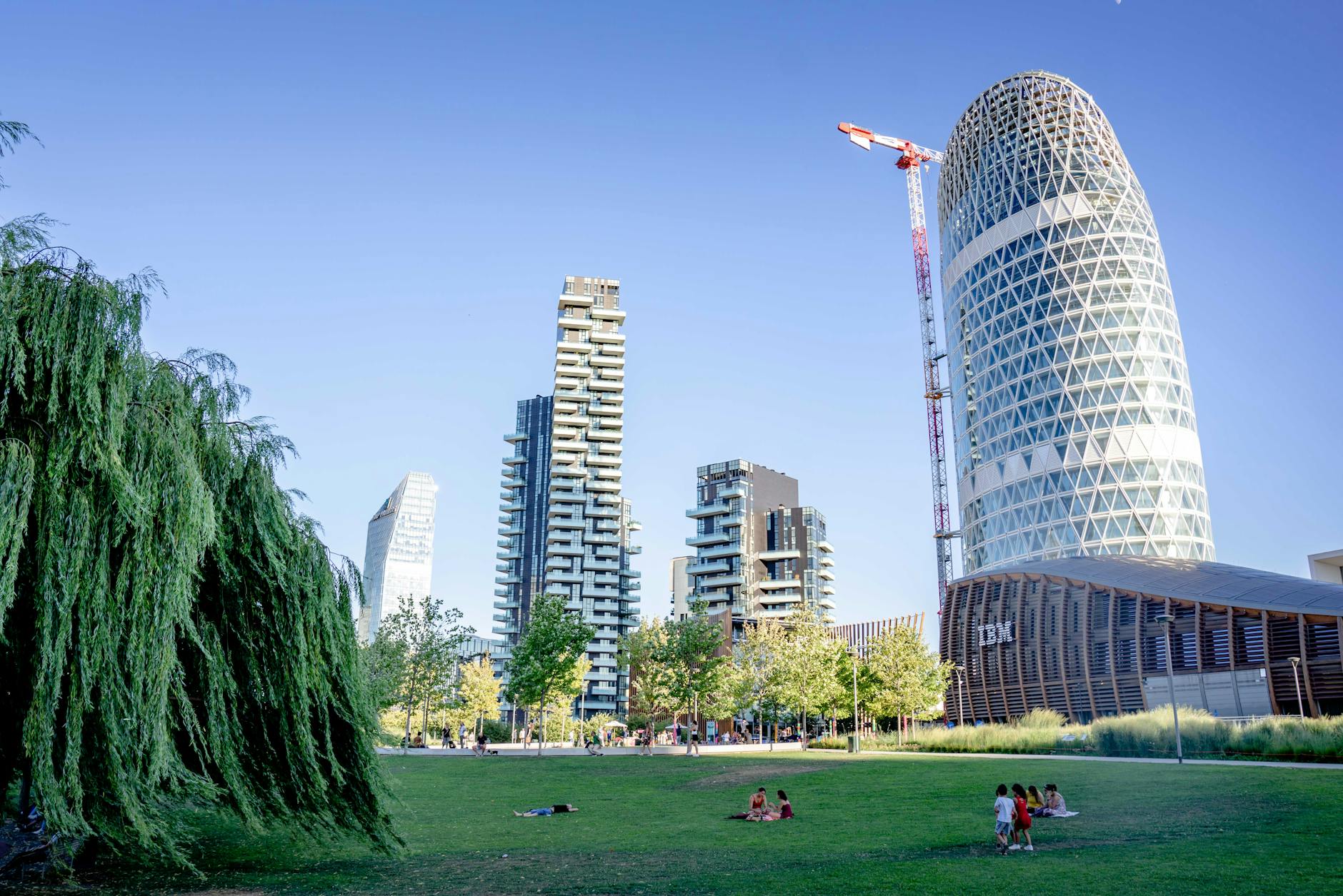 Milan CityLife district skyline