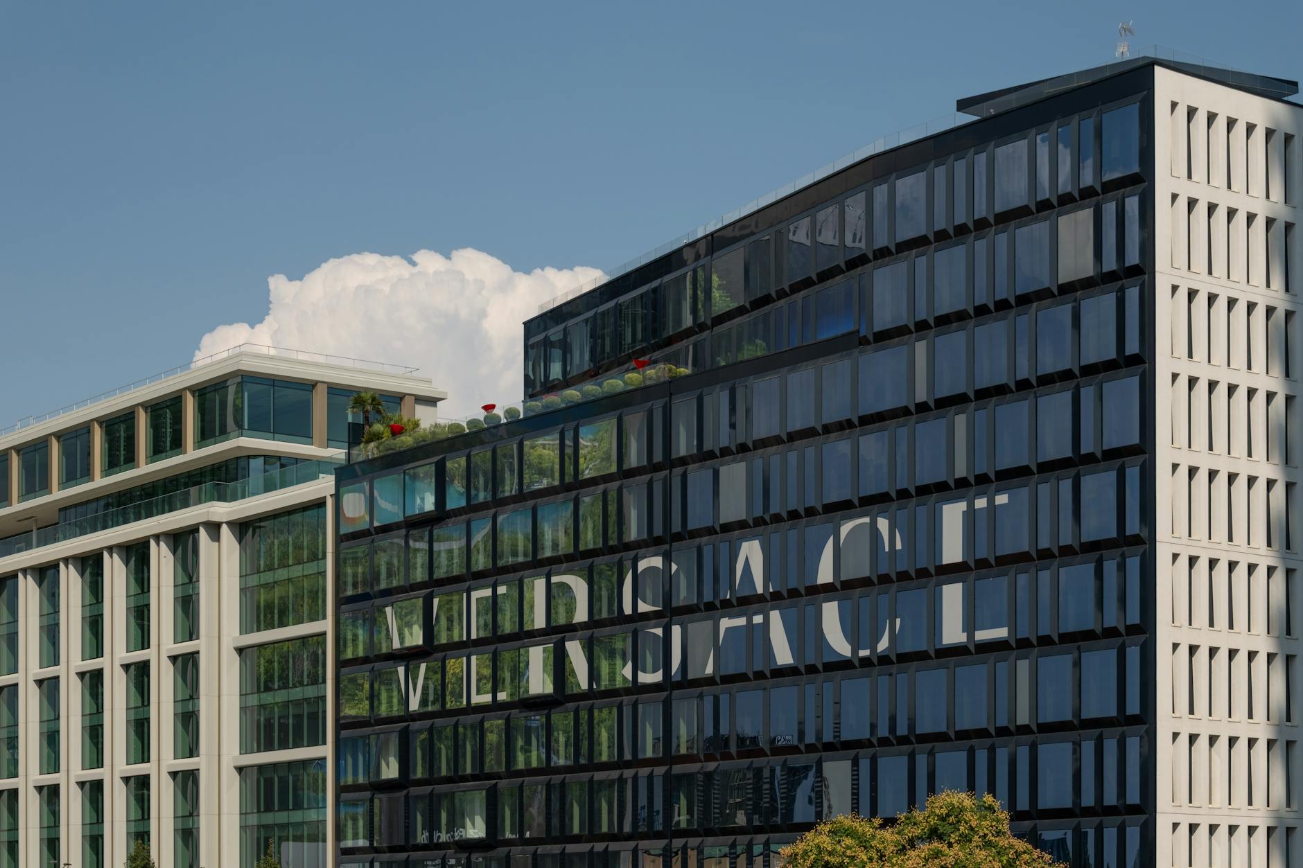 Modern Versace headquarters in Milan